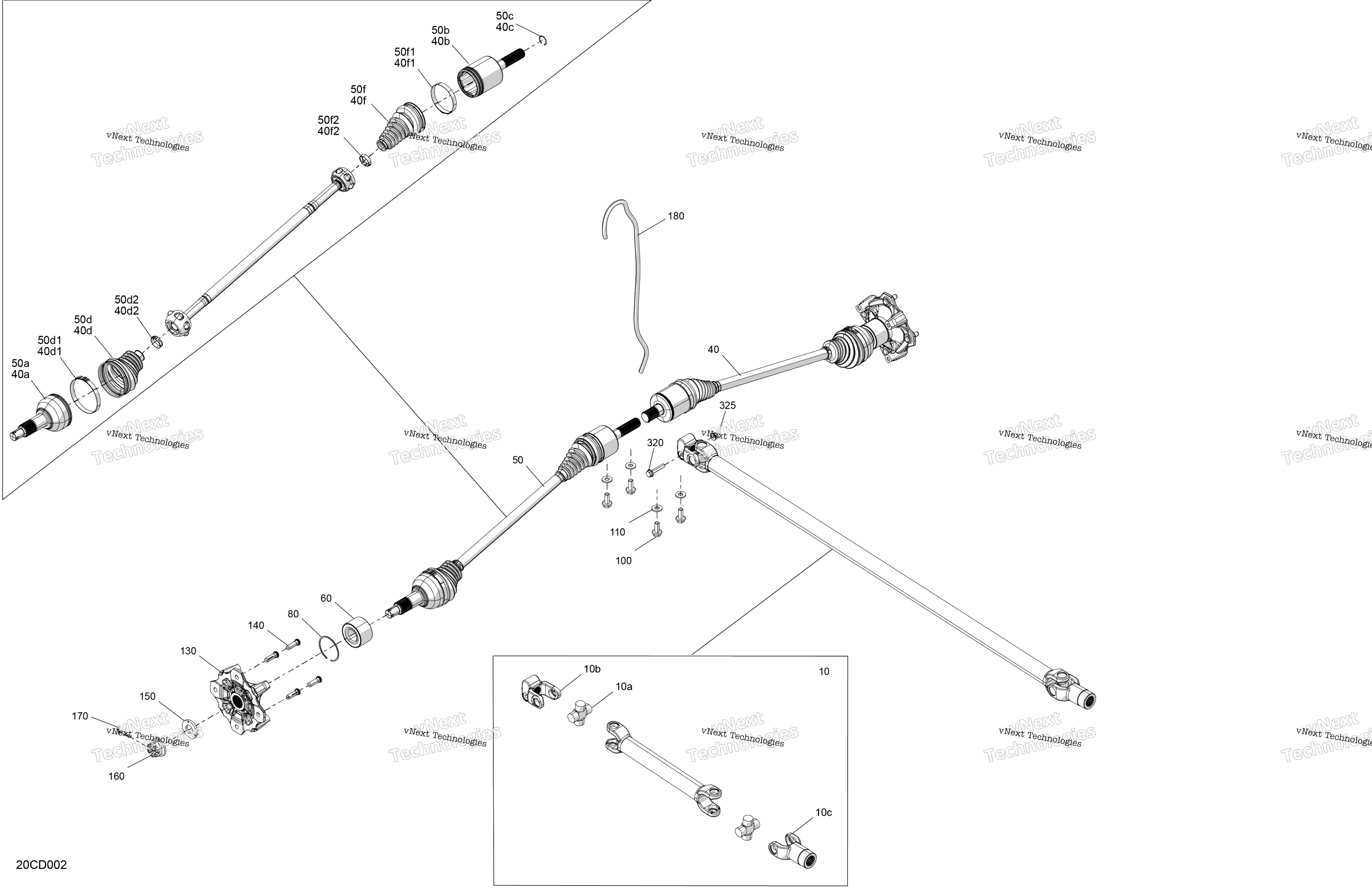 Привод - Front - Common Parts