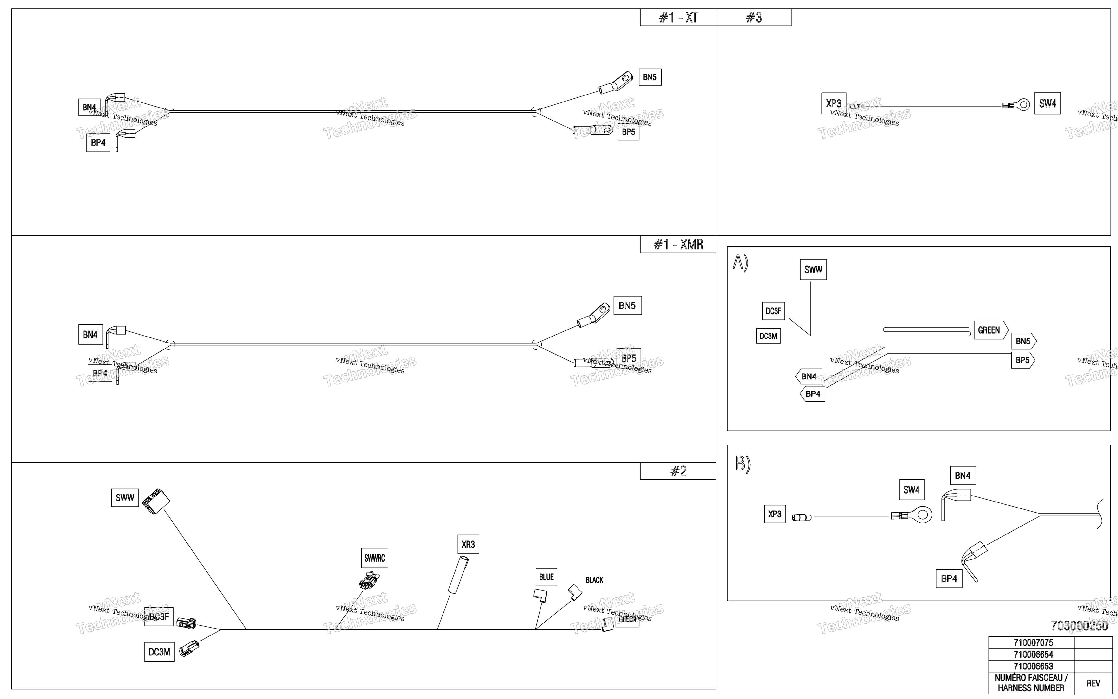 Электрооборудование - Winch Wiring Harness - 710006654
