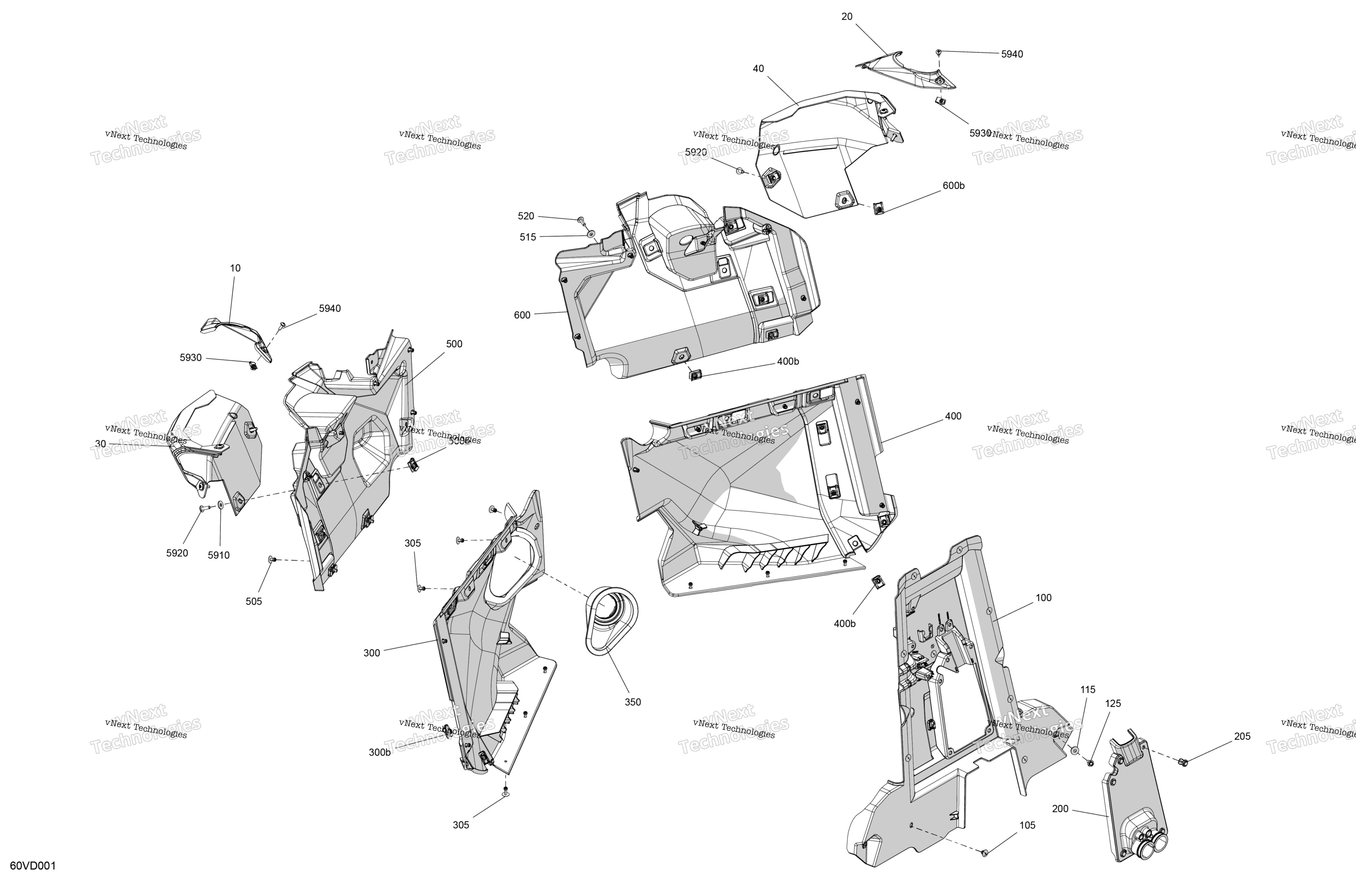 Cab Interior Firewall