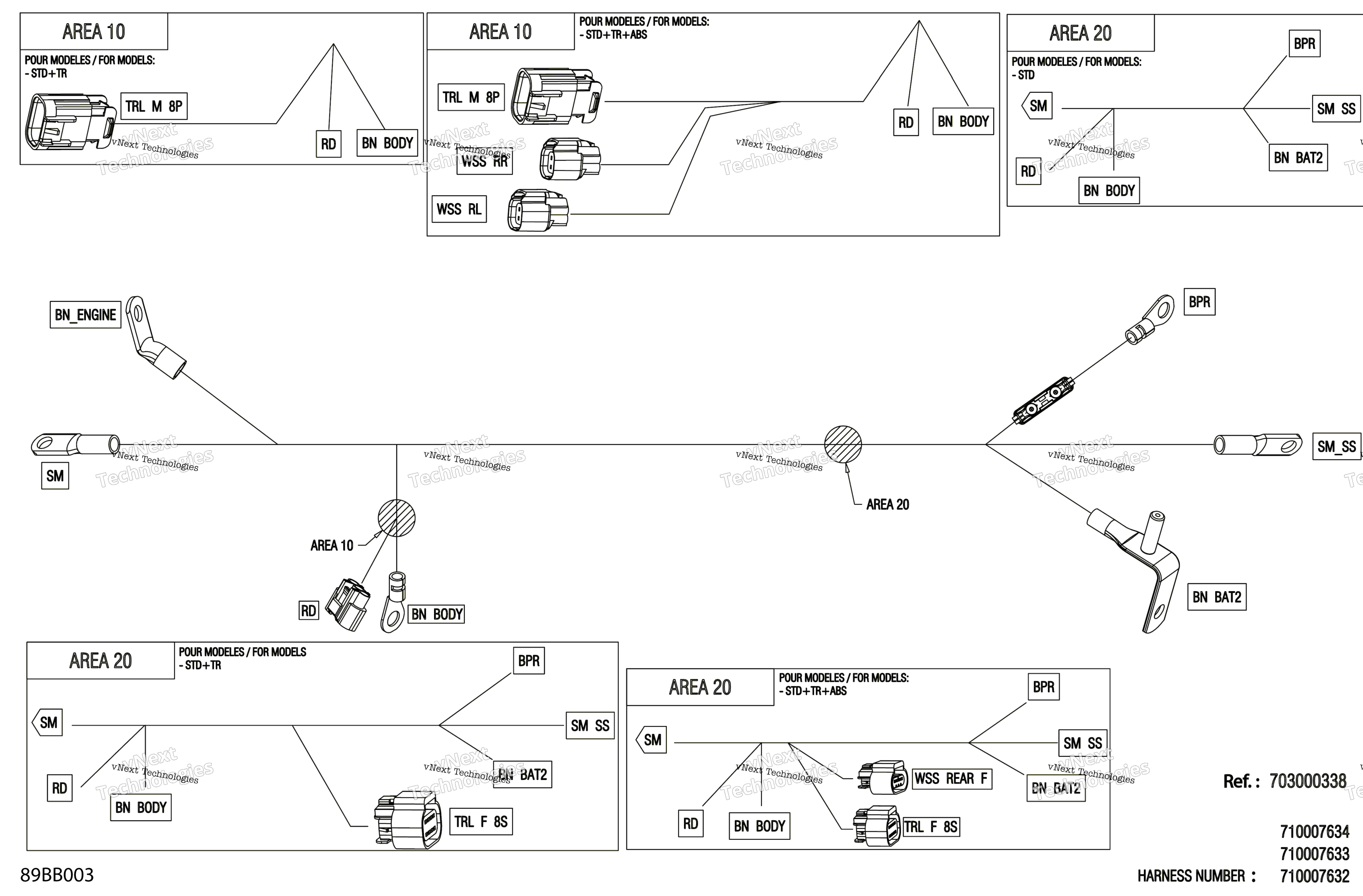 Электрооборудование - Wiring Voltage Regulator - 710007633