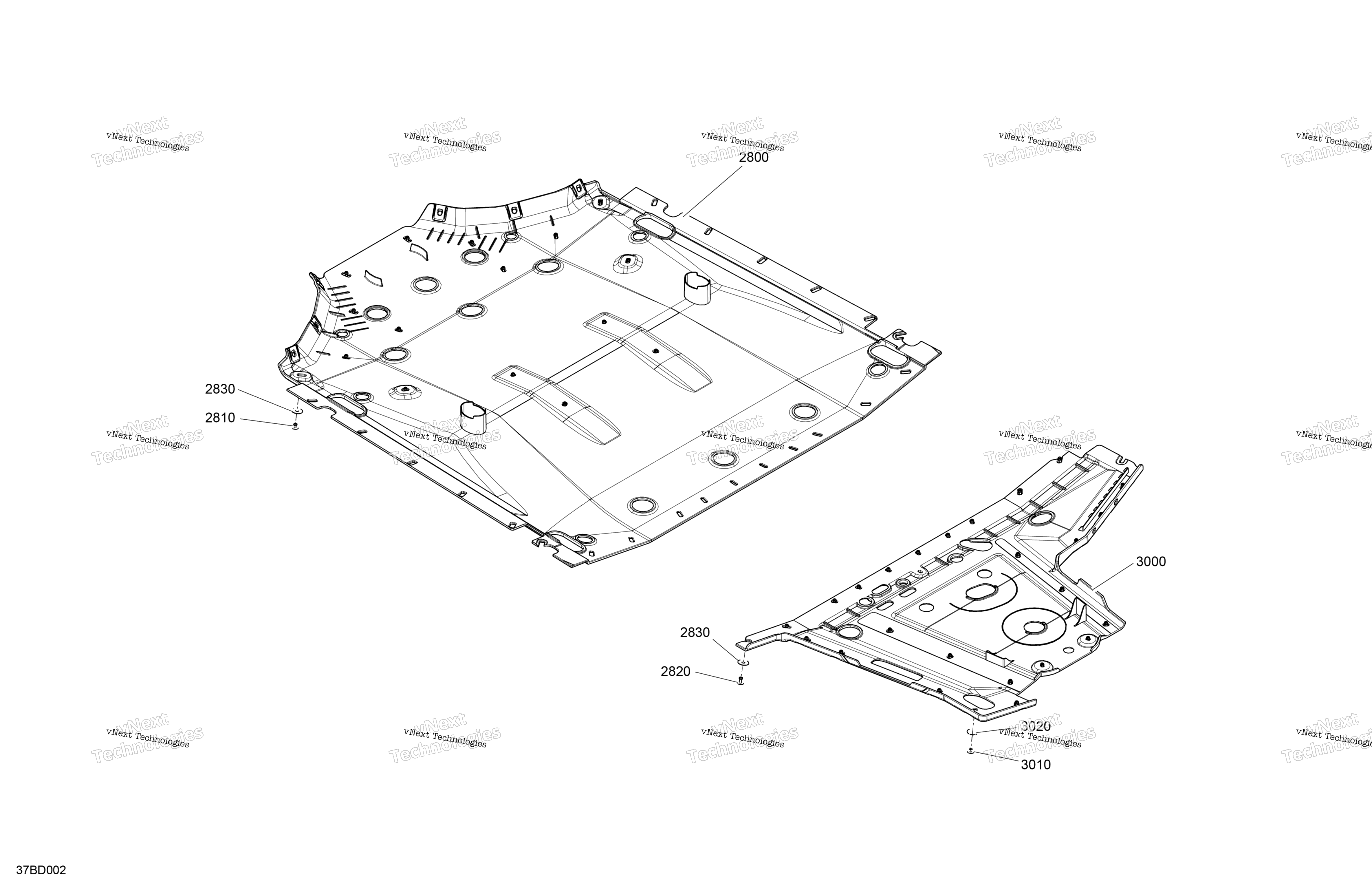 кузов Skid Plate