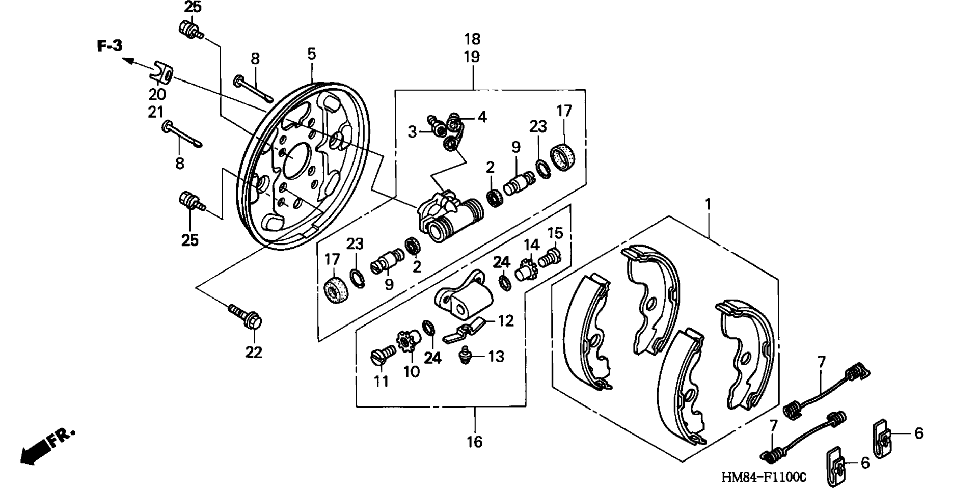 Передняя часть BRAKE PANEL
