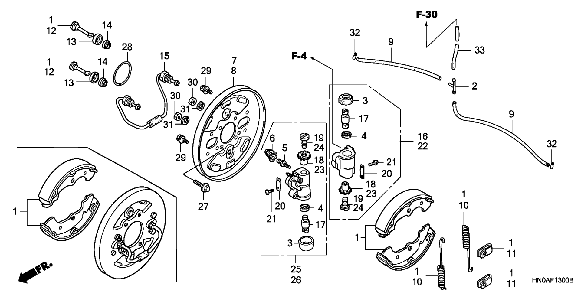 Передняя часть BRAKE PANEL