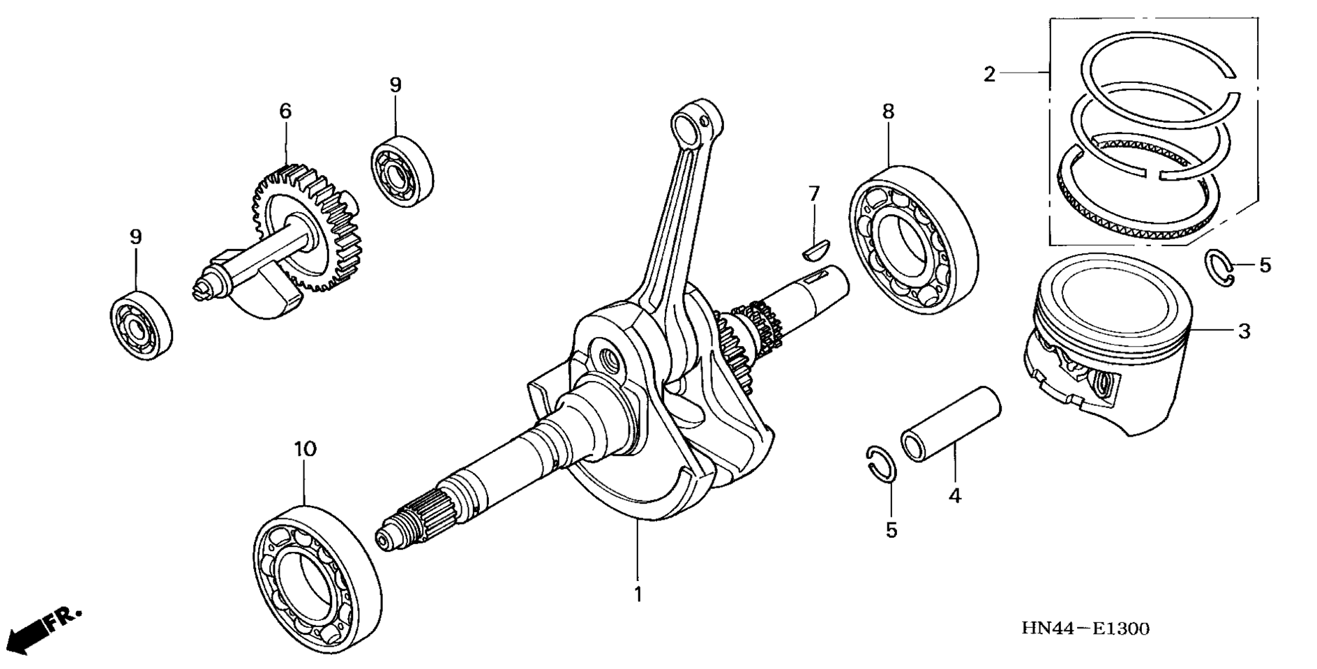 Коленчатый вал / PISTON