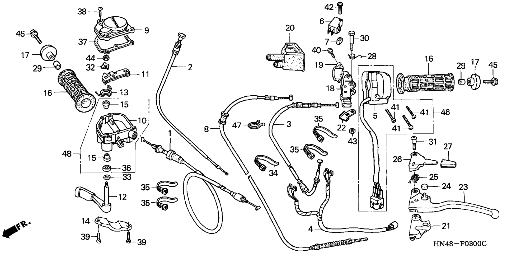 ручка LEVERS / SWITCHES / CABLES