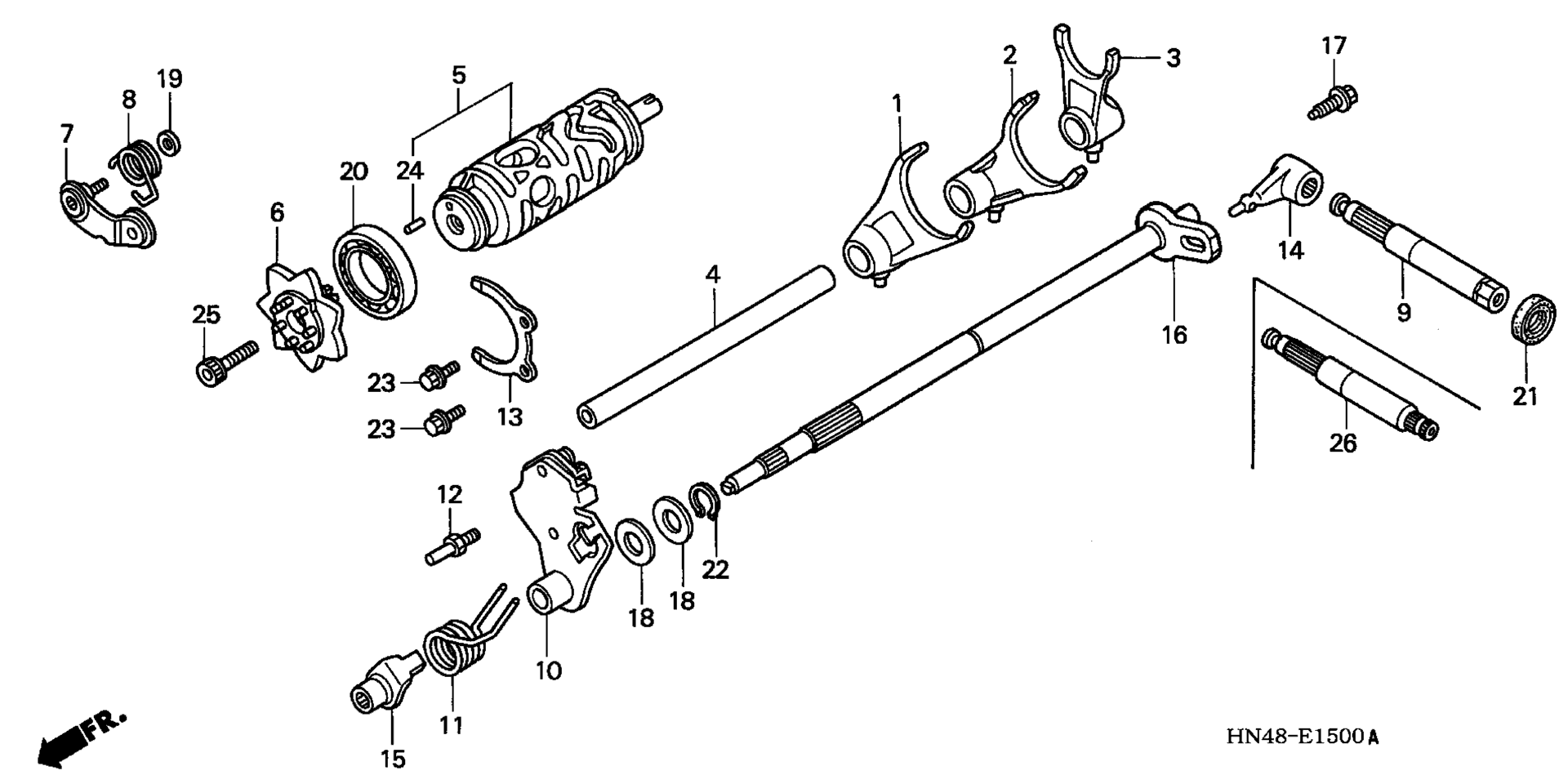 GEARSHIFT вилка