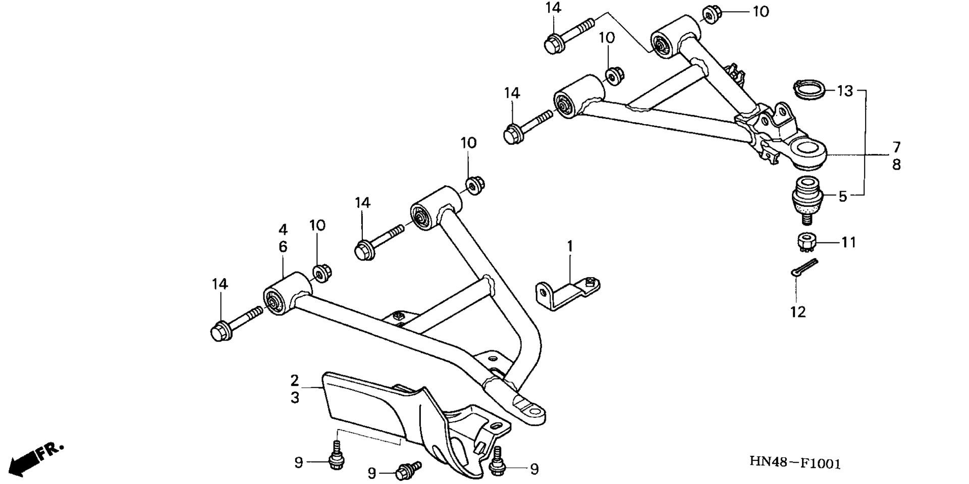 Передняя часть ARM (4WD)