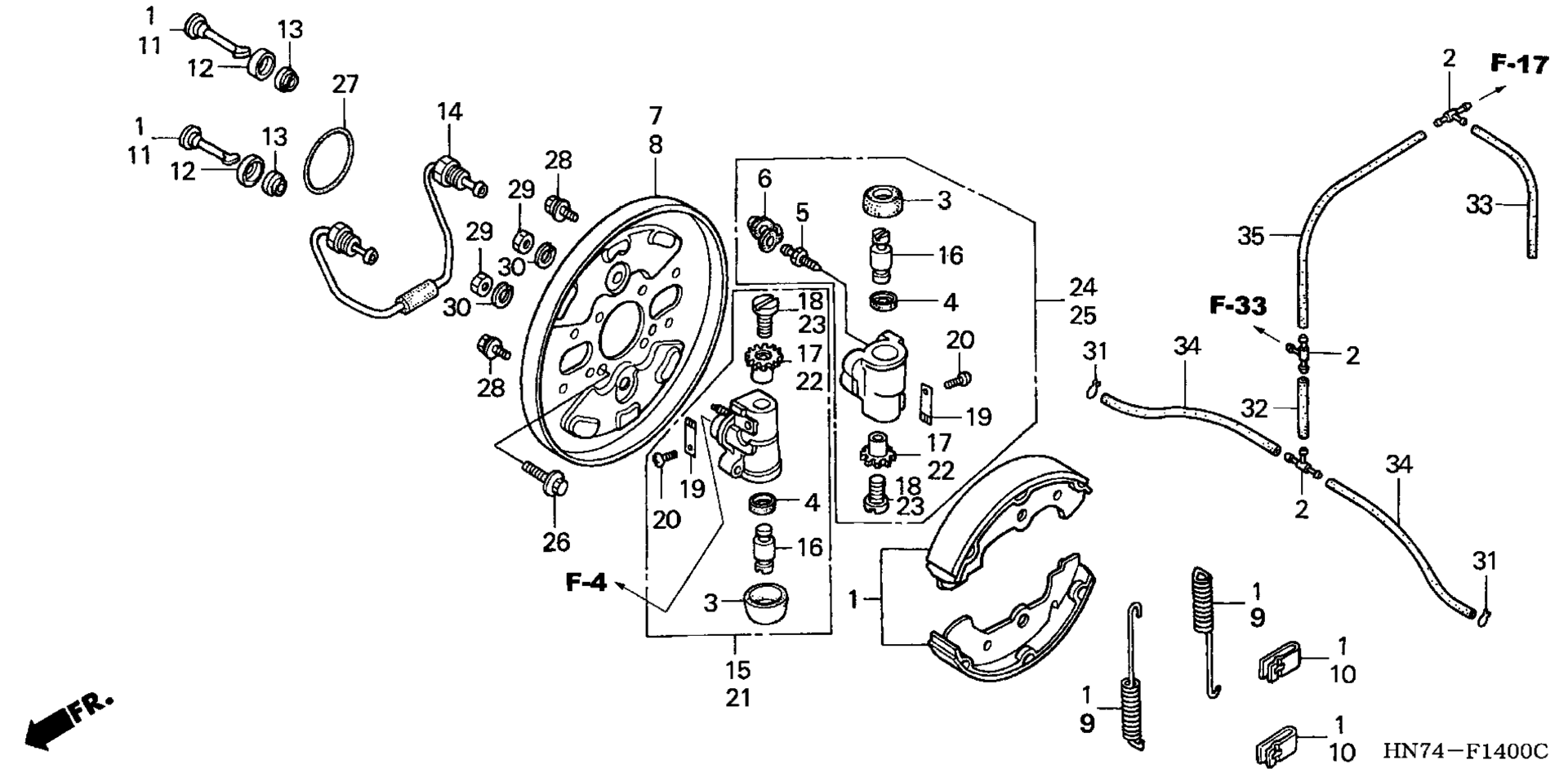 Передняя часть BRAKE PANEL