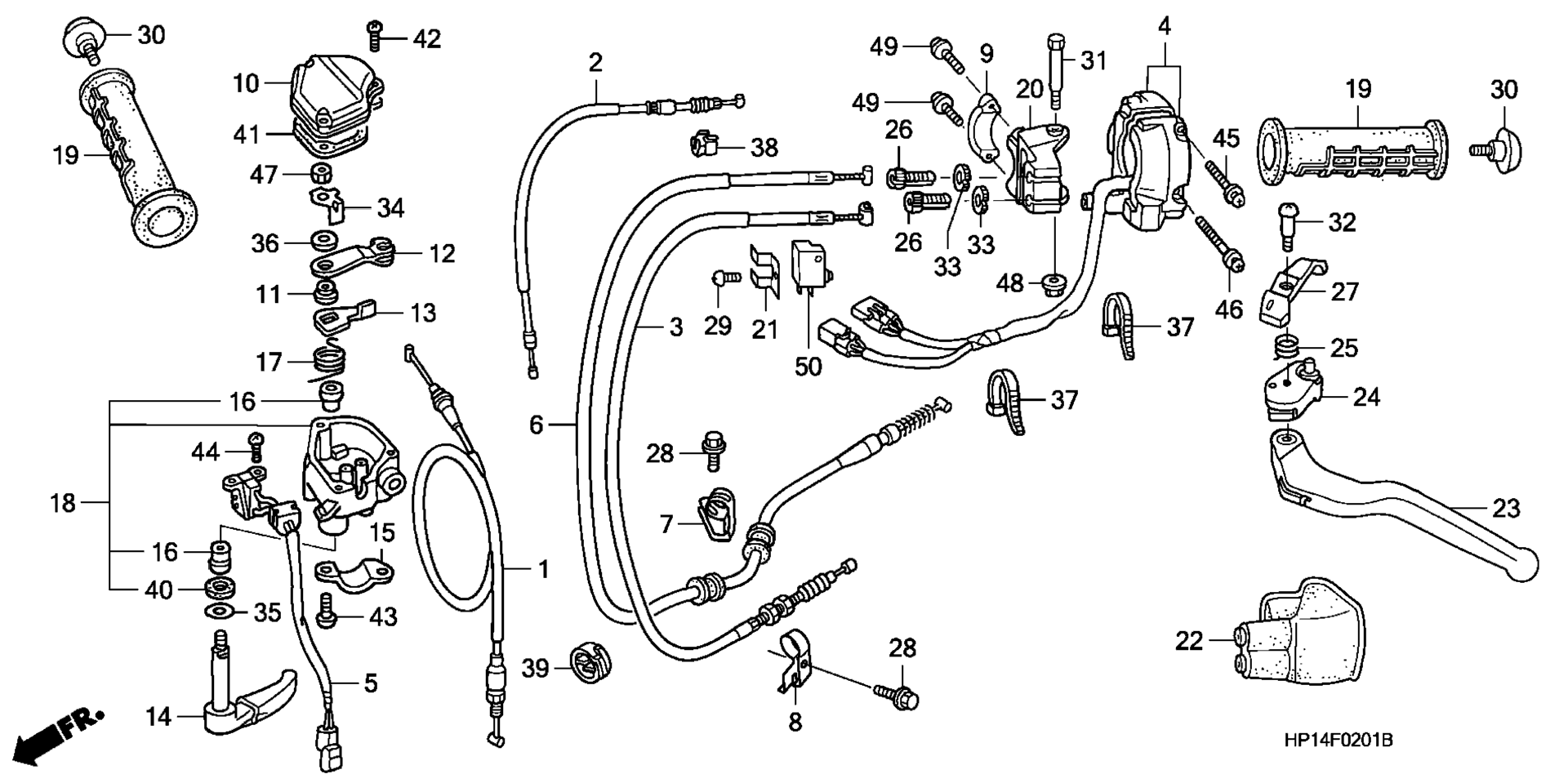 ручка LEVERS / SWITCHES / CABLES ('06 )