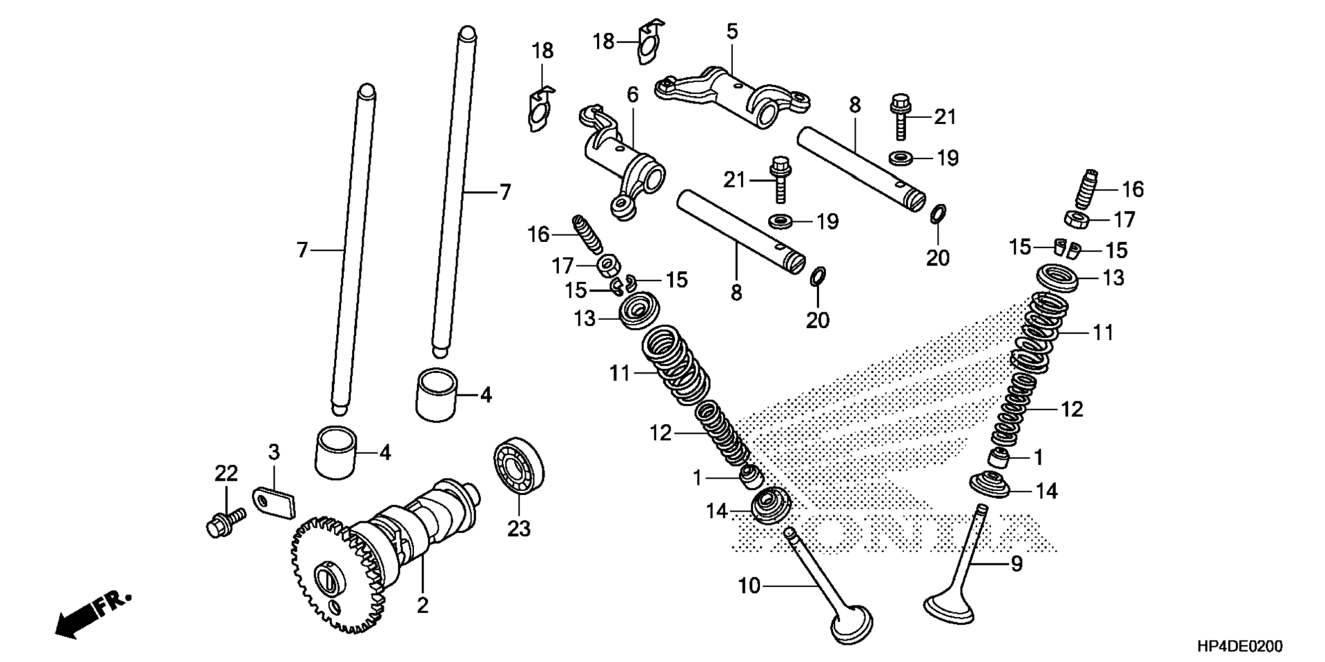 CAMSHAFT / клапан