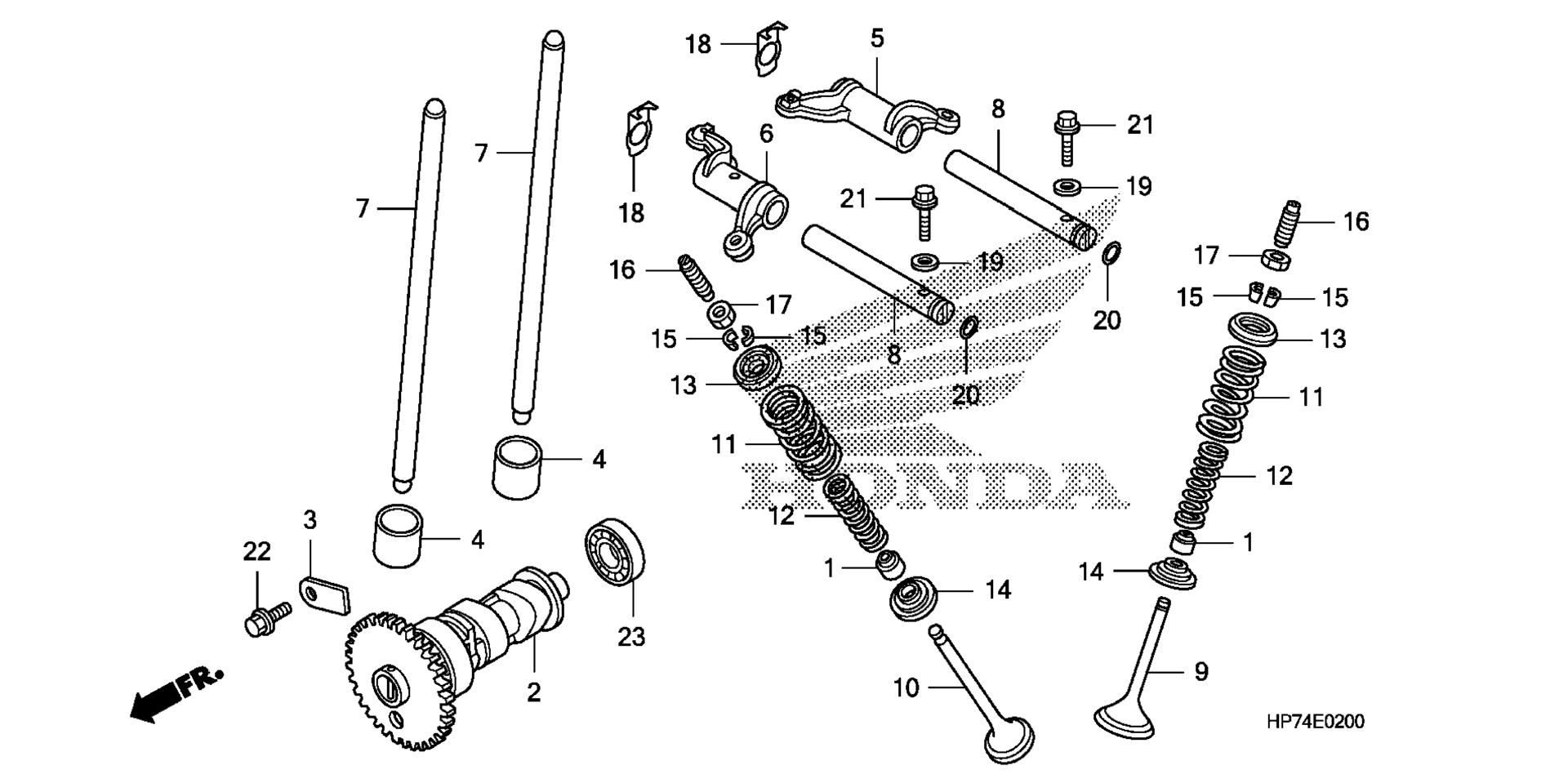 CAMSHAFT / клапан