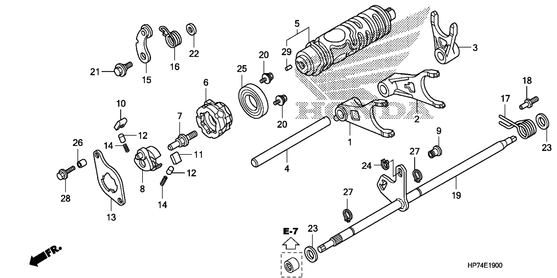 GEARSHIFT вилка