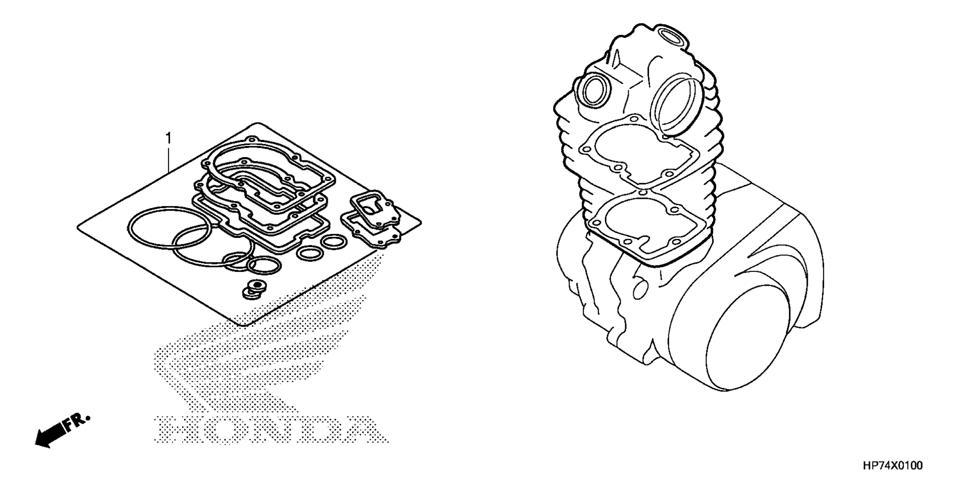 GASKET комплект A