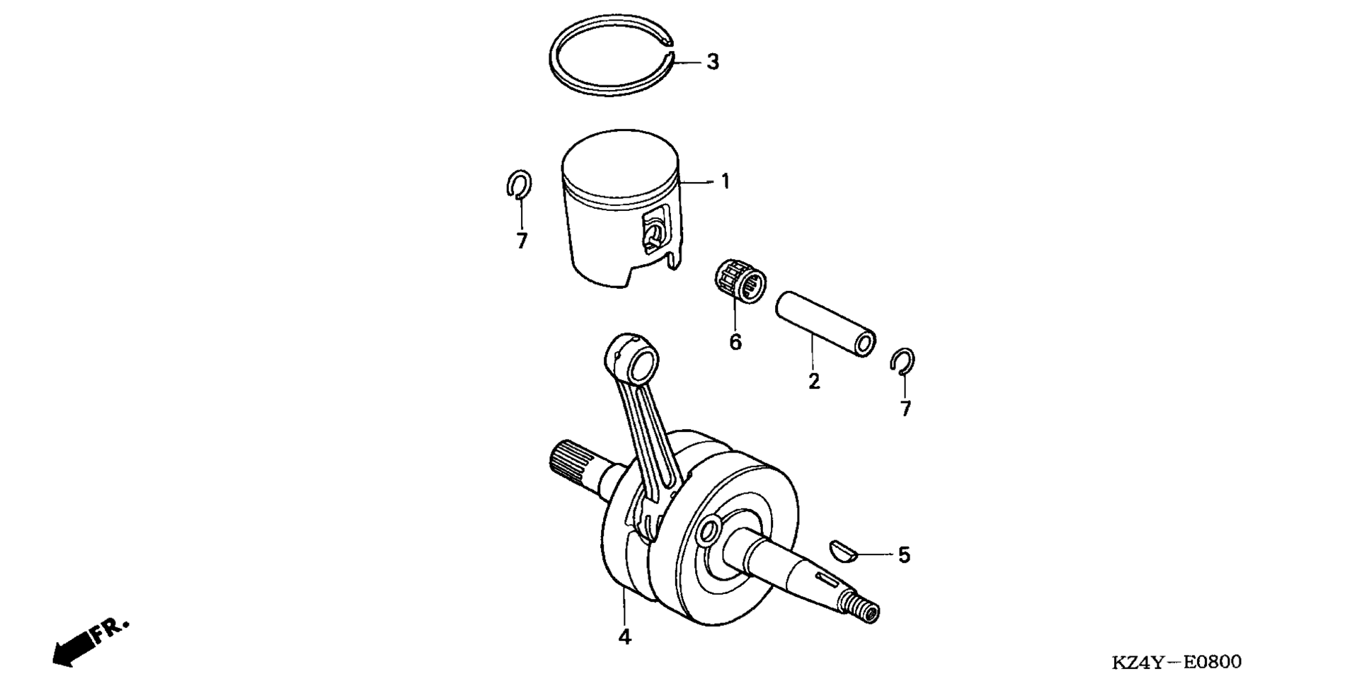 Коленчатый вал / PISTON