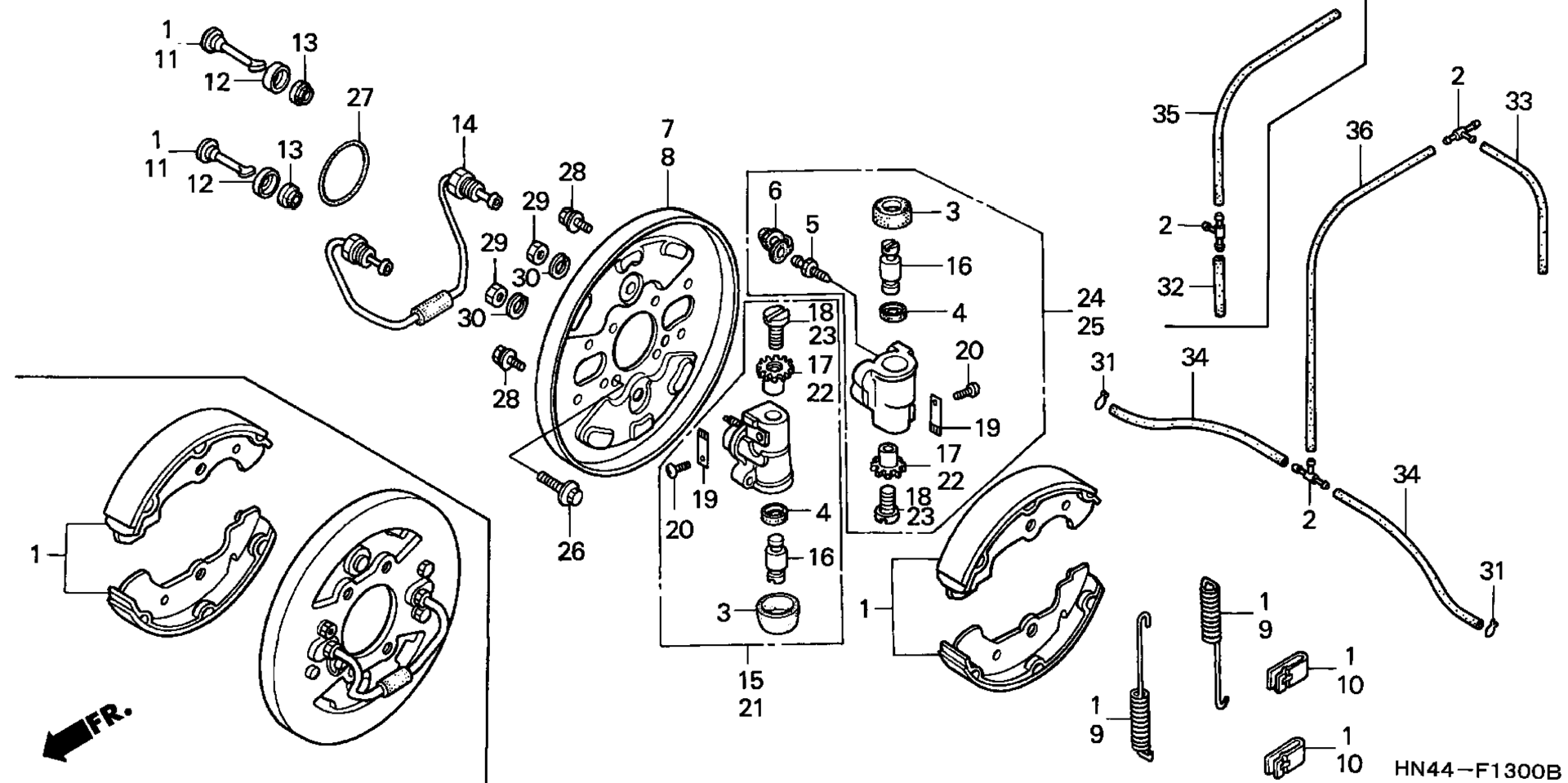 Передняя часть BRAKE PANEL