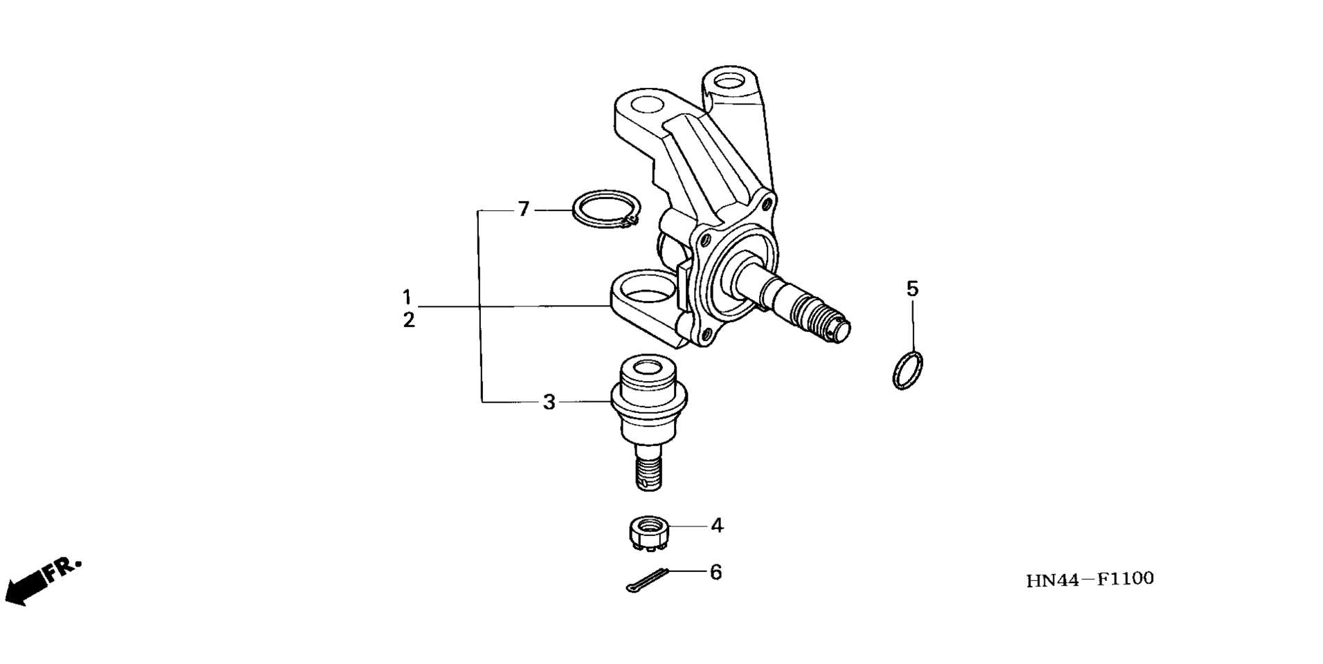 KNUCKLE (TRX350TM / TE)