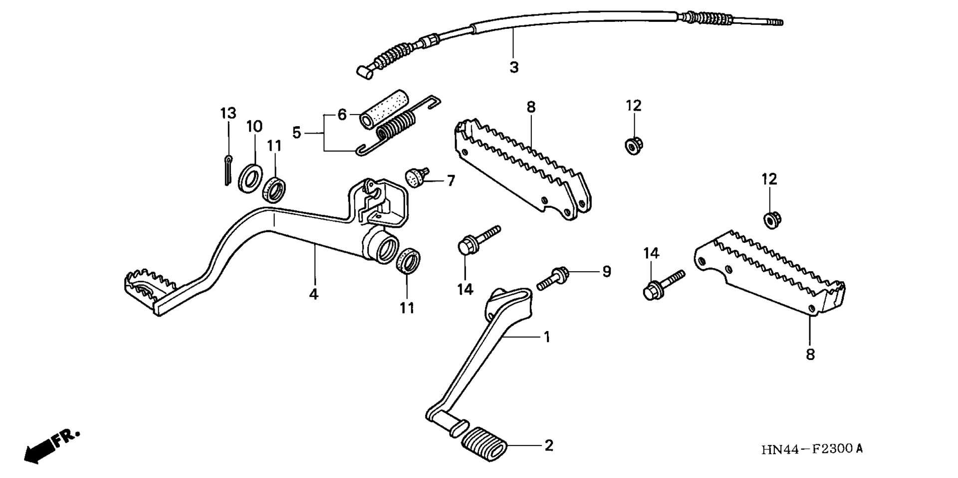 STEP (TRX350TM / FM)