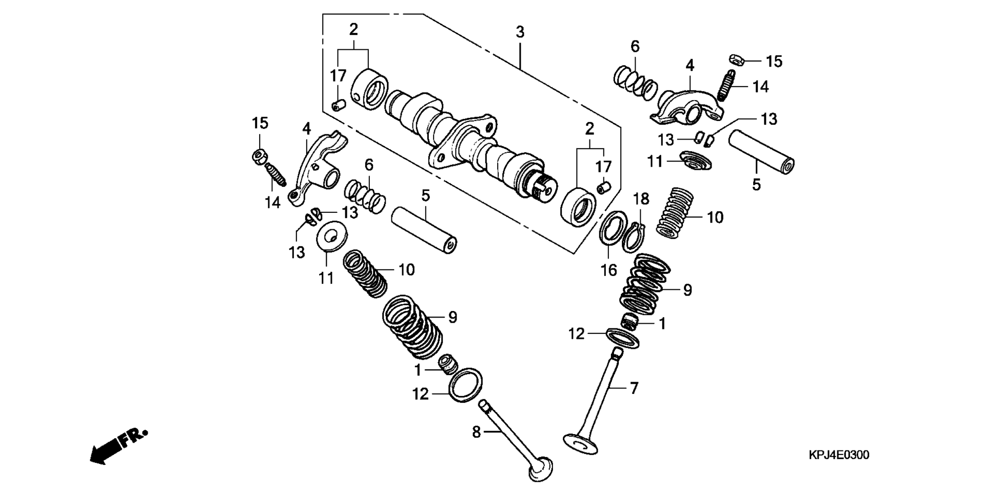 CAMSHAFT / клапан