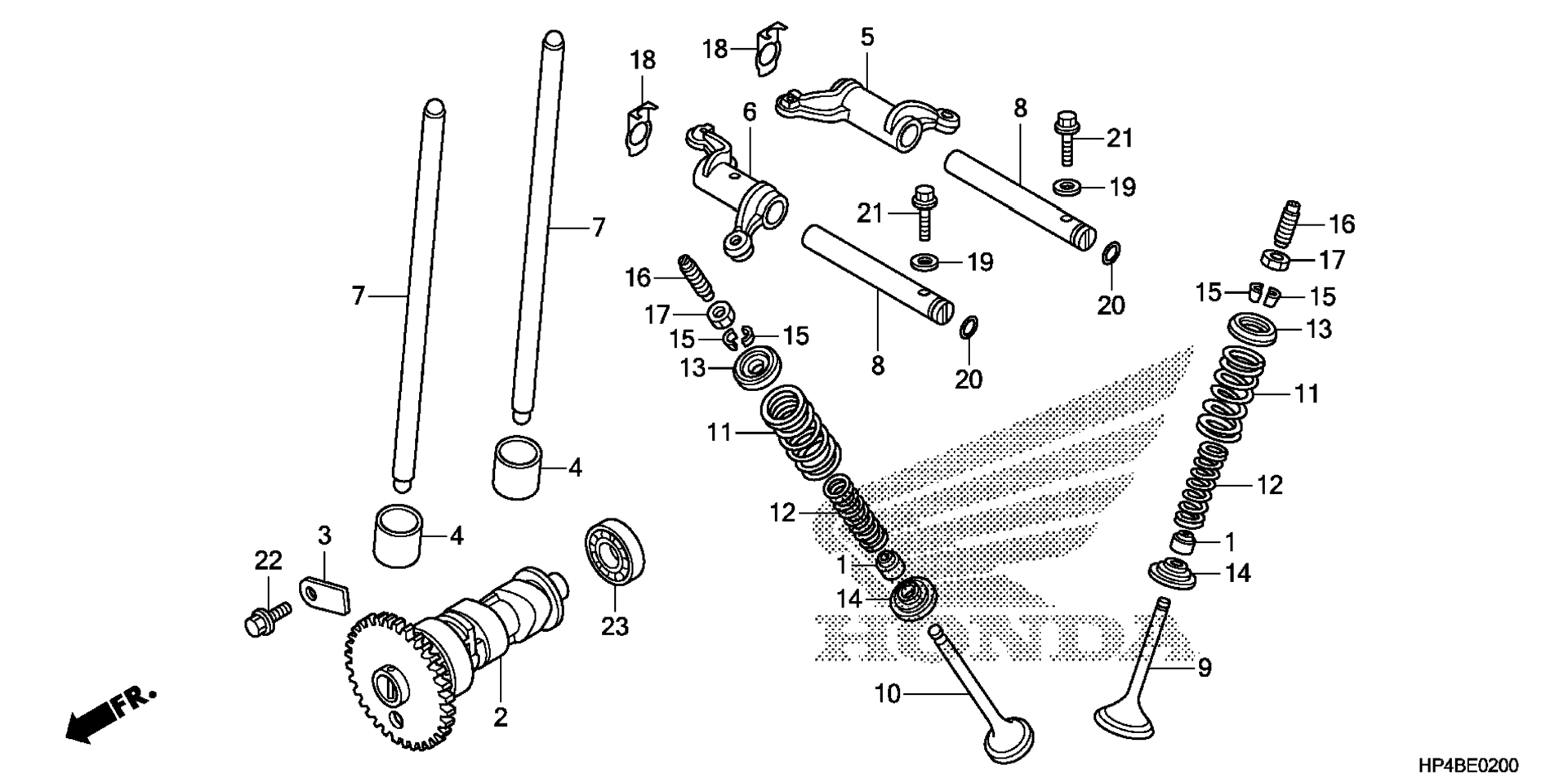 CAMSHAFT / клапан