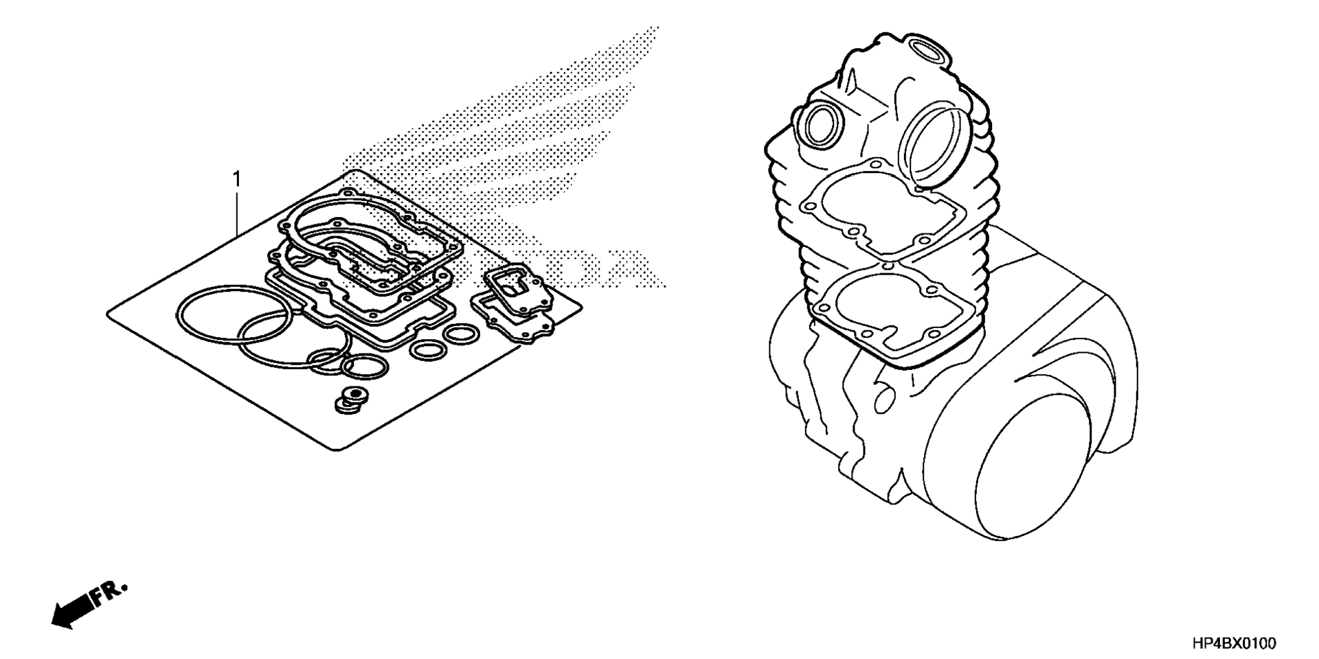 GASKET комплект A