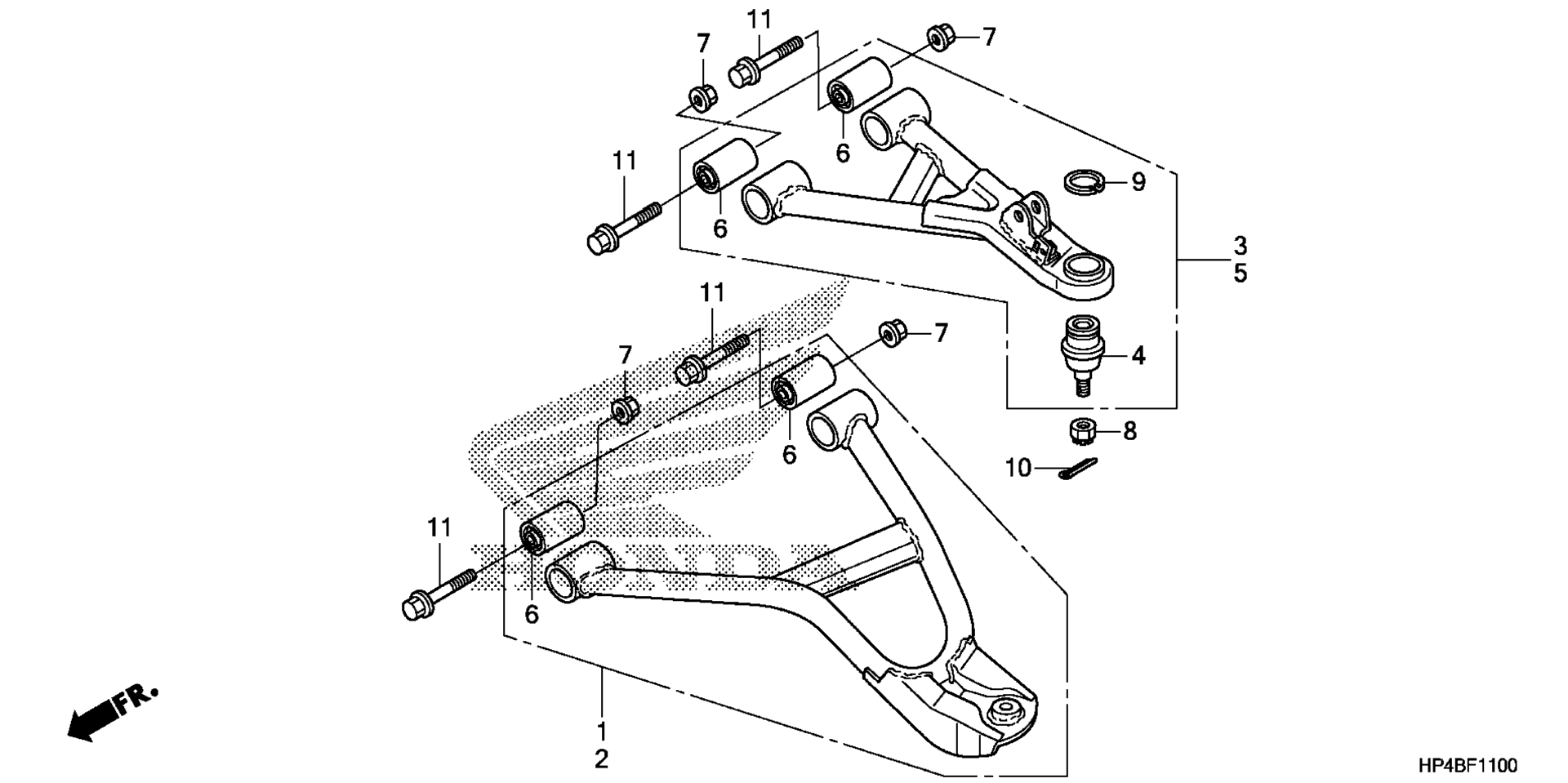 Передняя часть ARM (2WD)
