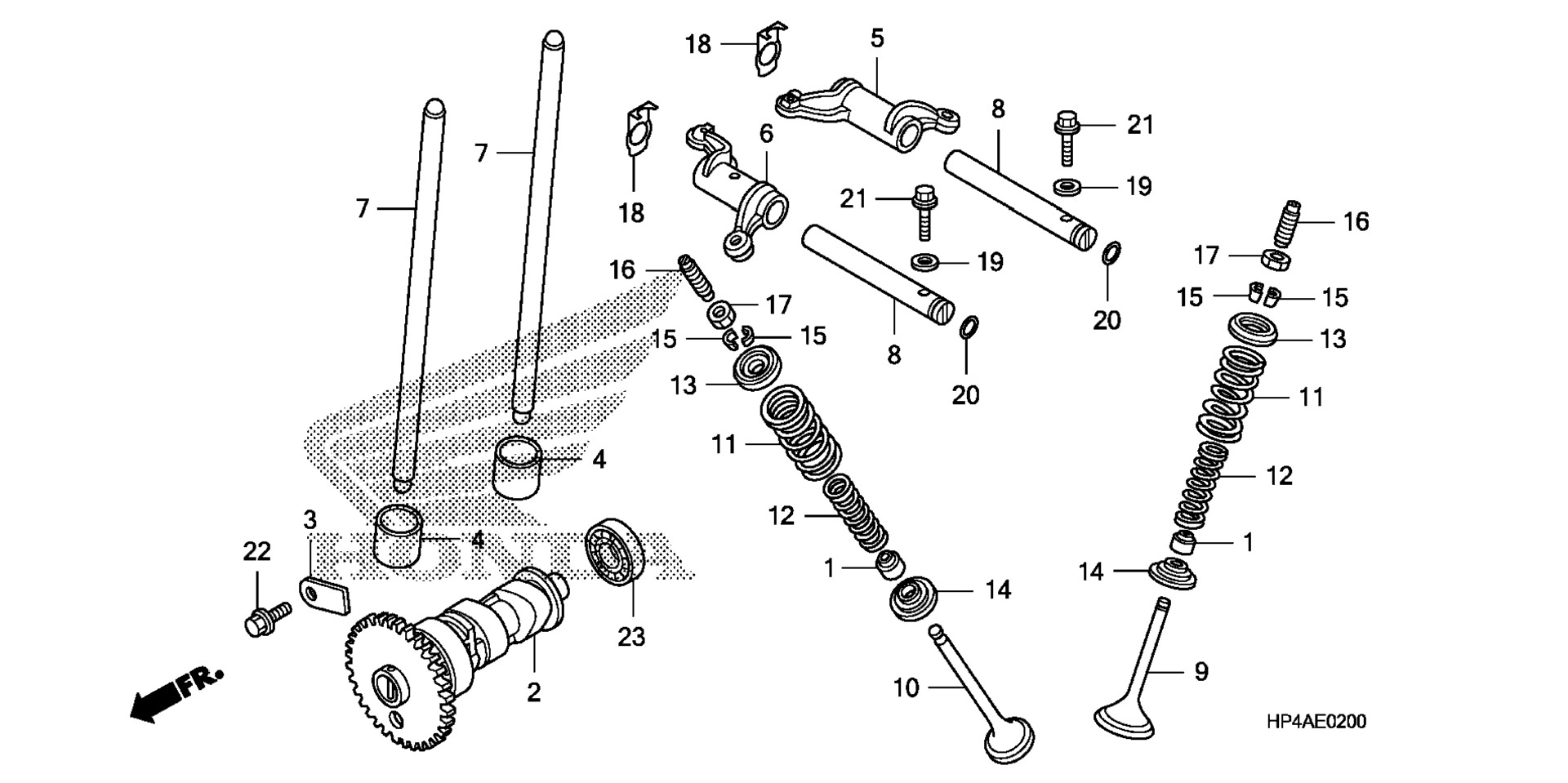CAMSHAFT / клапан