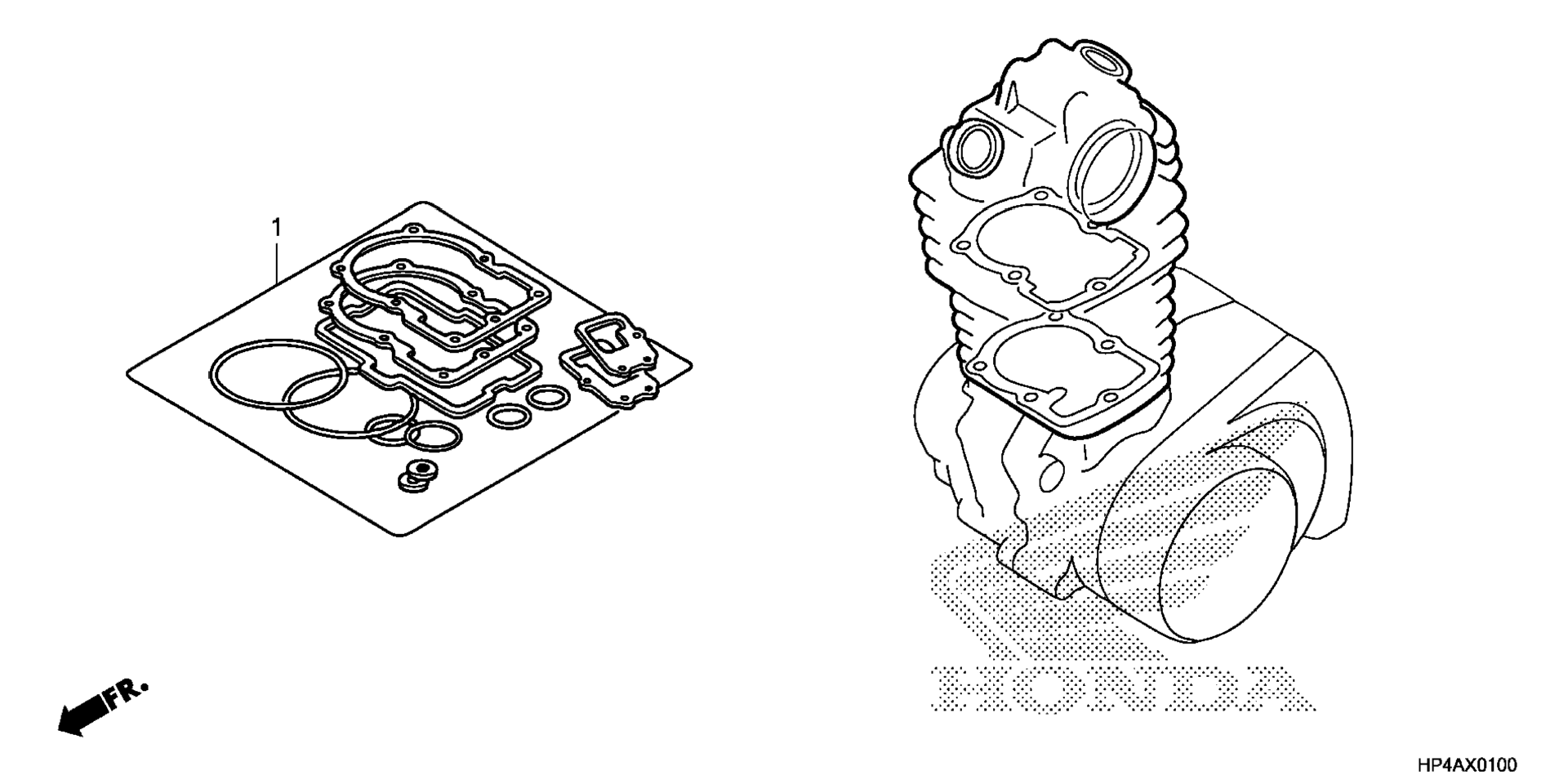 GASKET комплект A