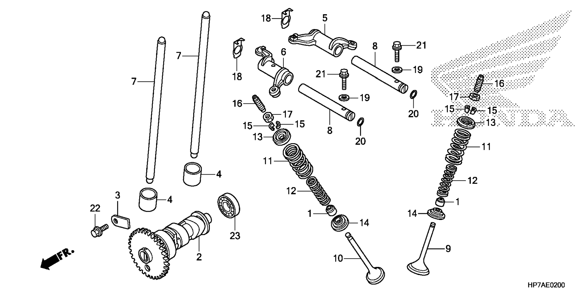 CAMSHAFT / клапан