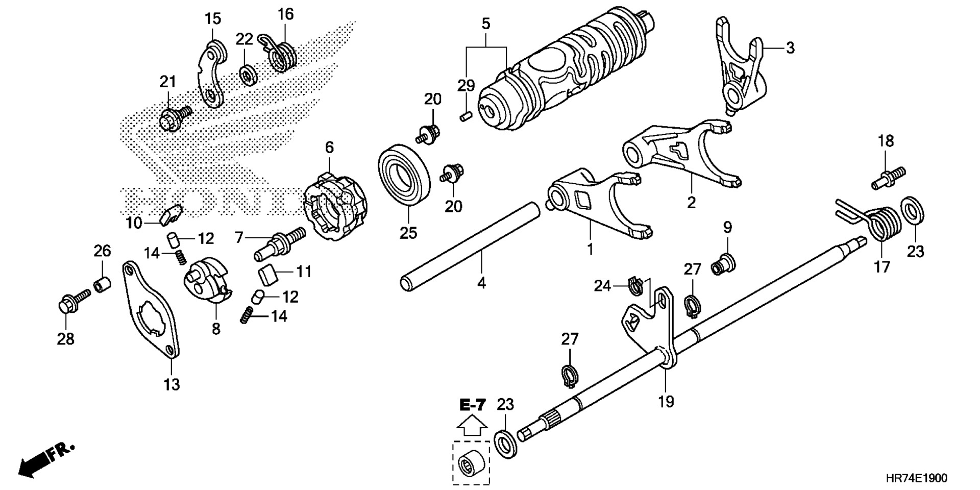 GEARSHIFT вилка