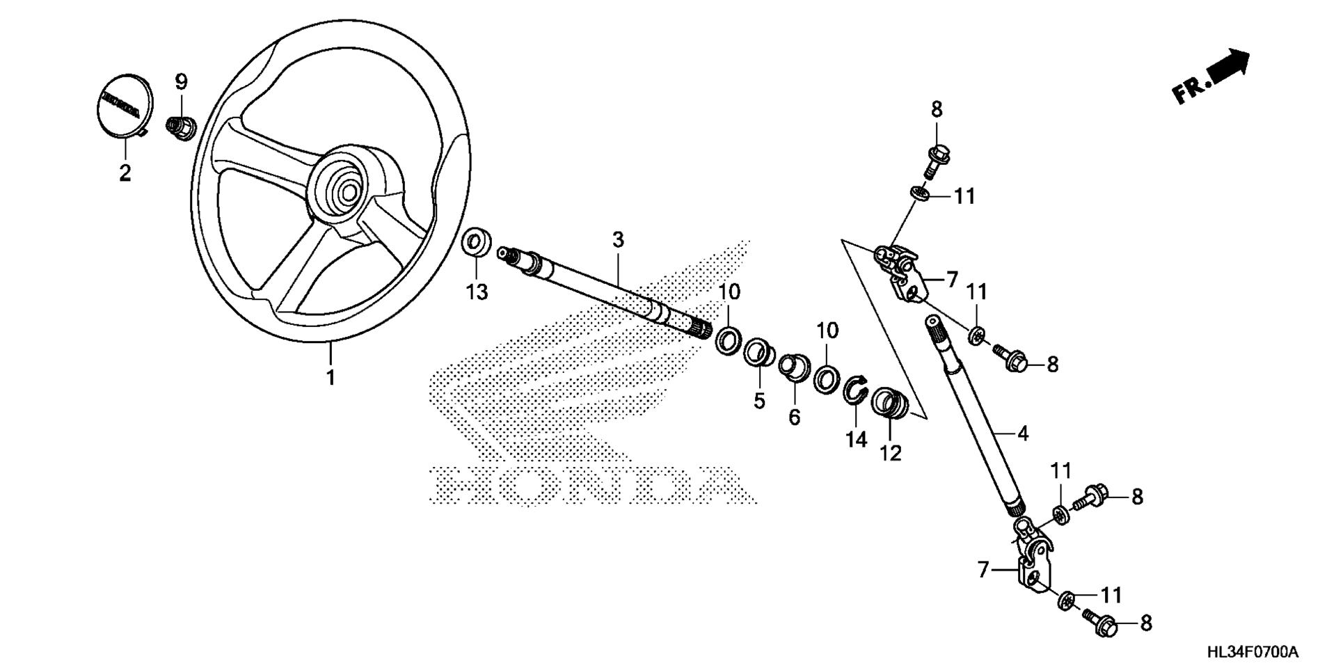 Рулевое управление WHEEL / STEERING SHAFT