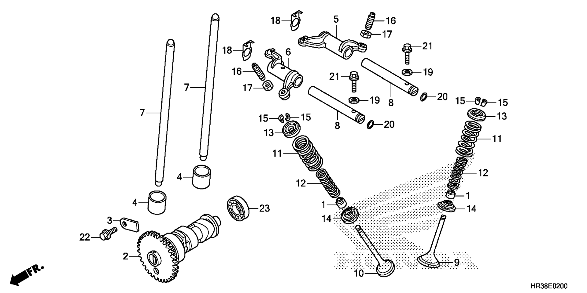 CAMSHAFT / клапан