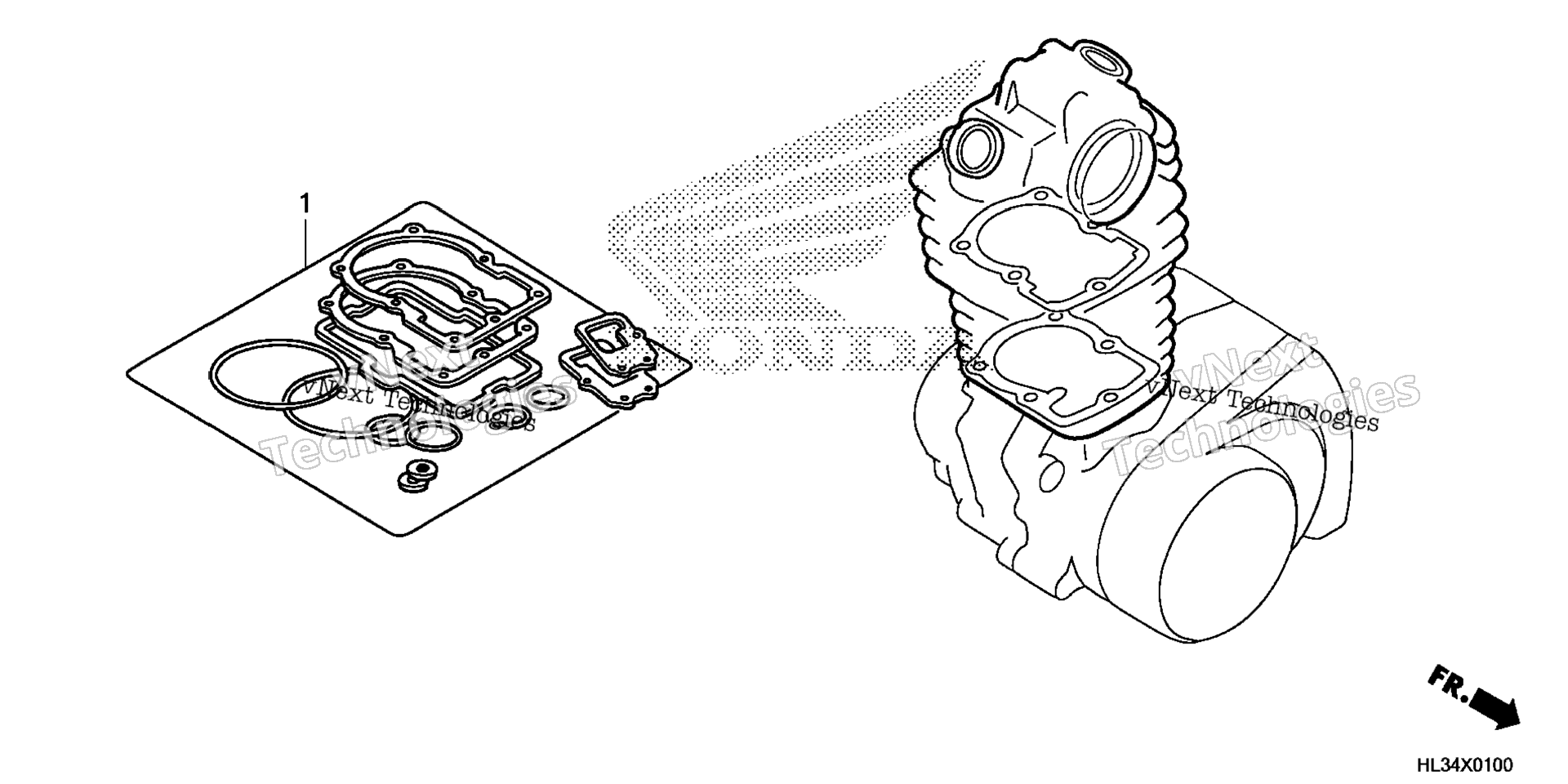 GASKET комплект A