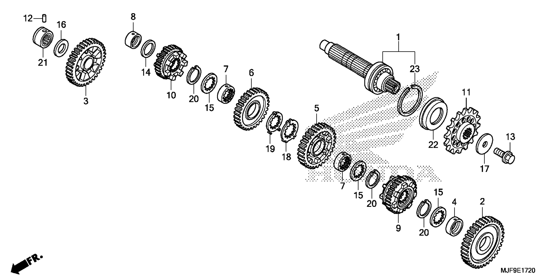 Трансмиссия (COUNTERSHAFT)