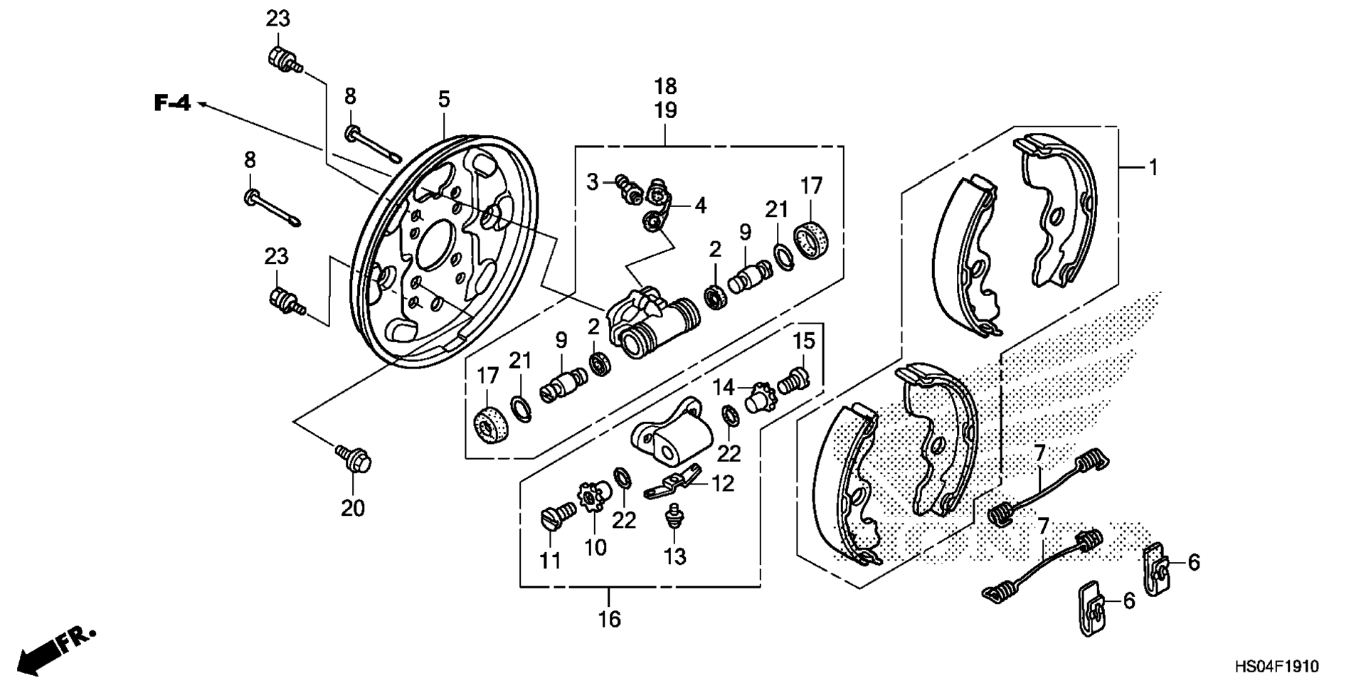 Передняя часть BRAKE PANEL