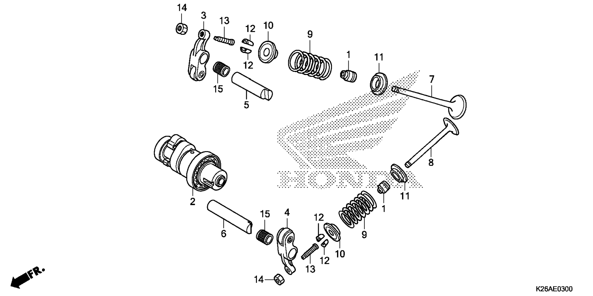 CAMSHAFT / клапан