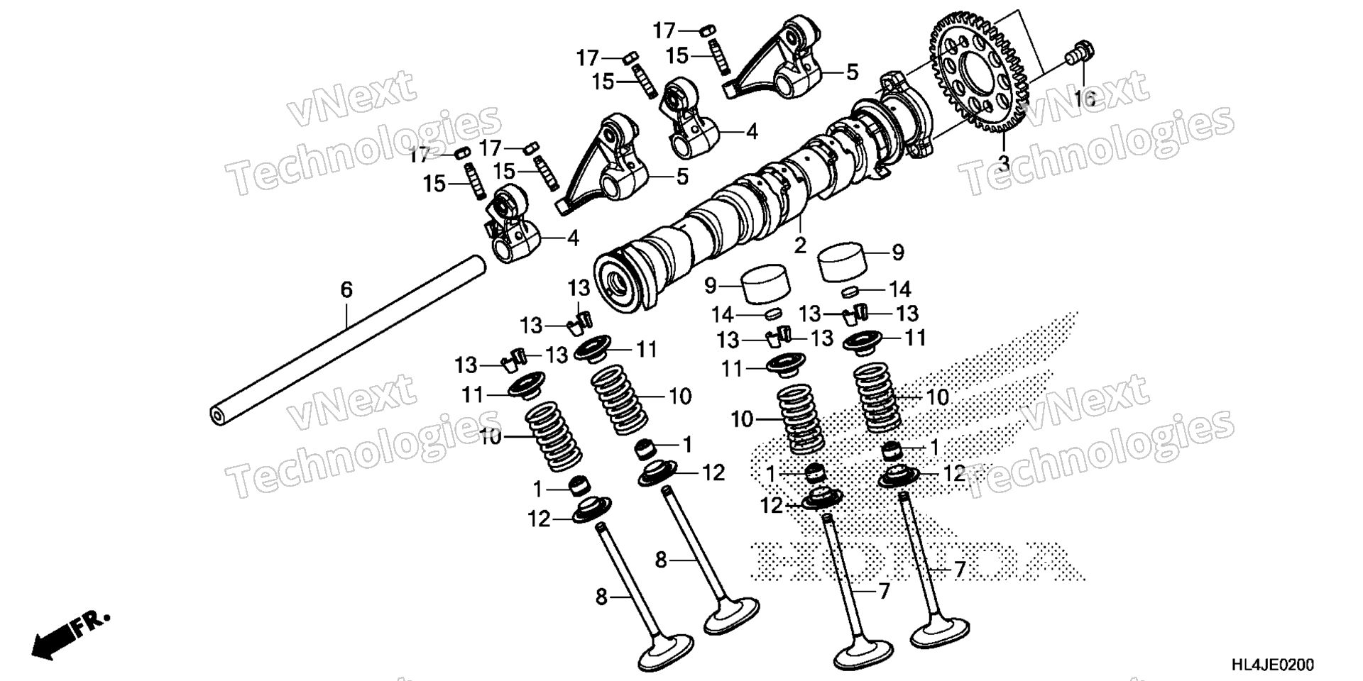 CAMSHAFT / клапан