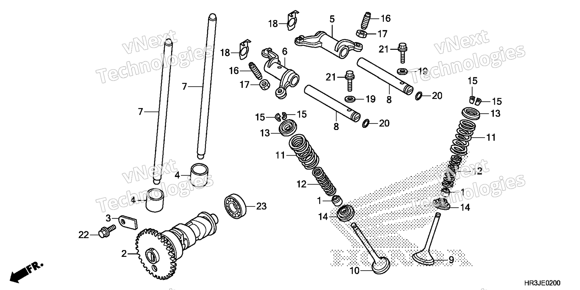CAMSHAFT / клапан