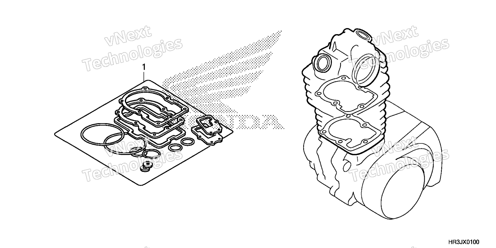 GASKET комплект A