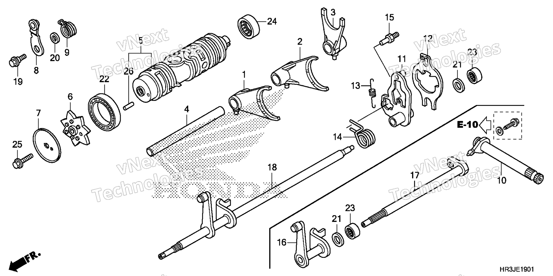 GEARSHIFT вилка (2)