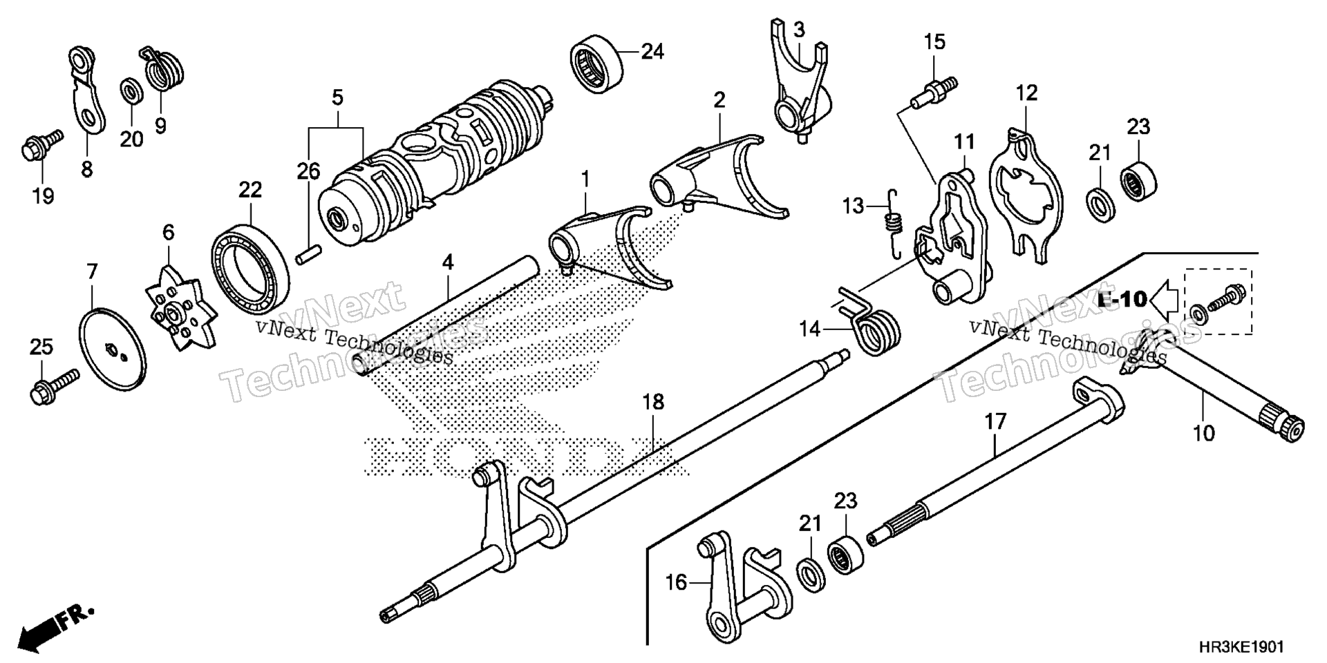GEARSHIFT вилка (2)