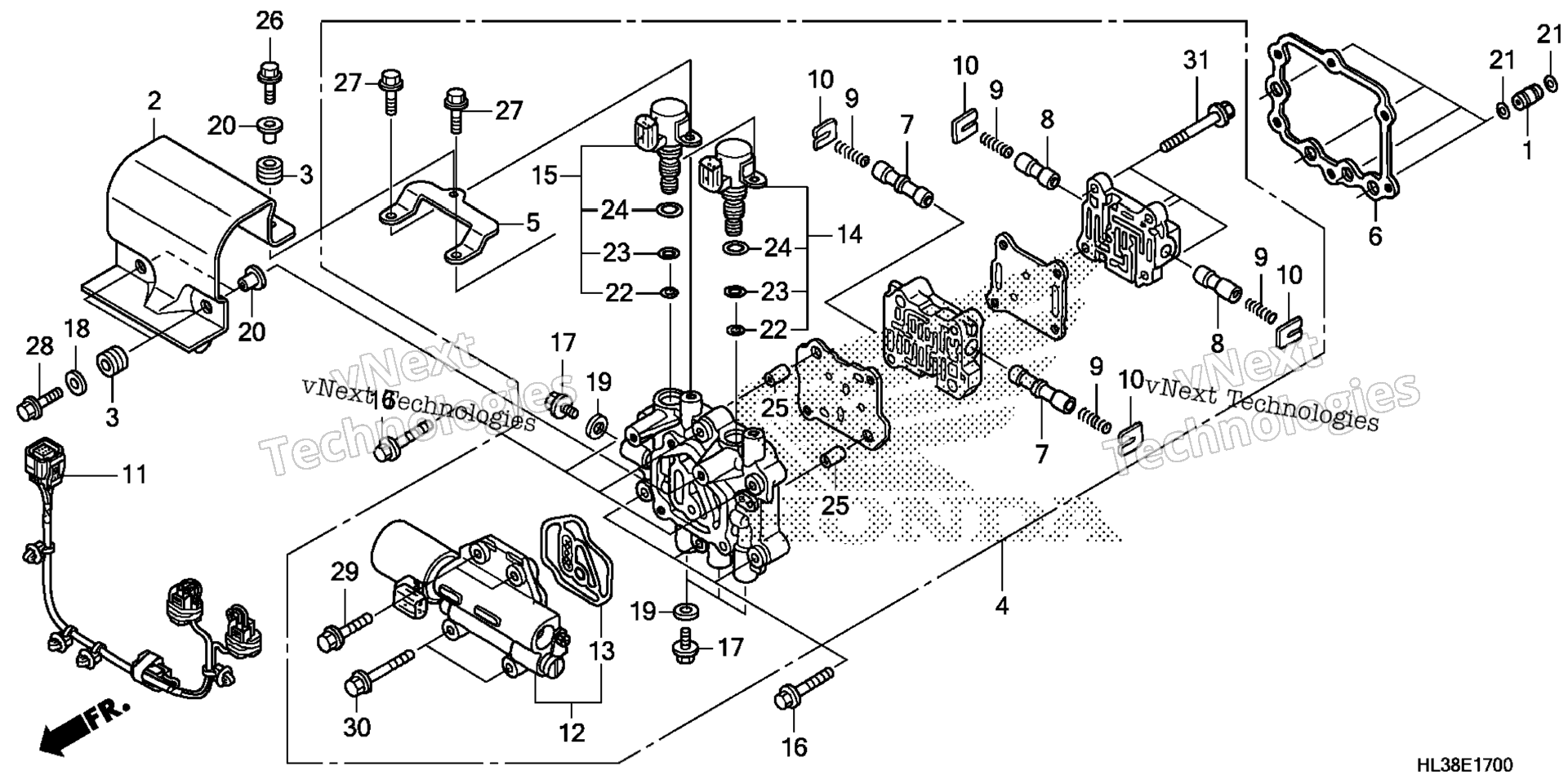 Основной VALVE BODY