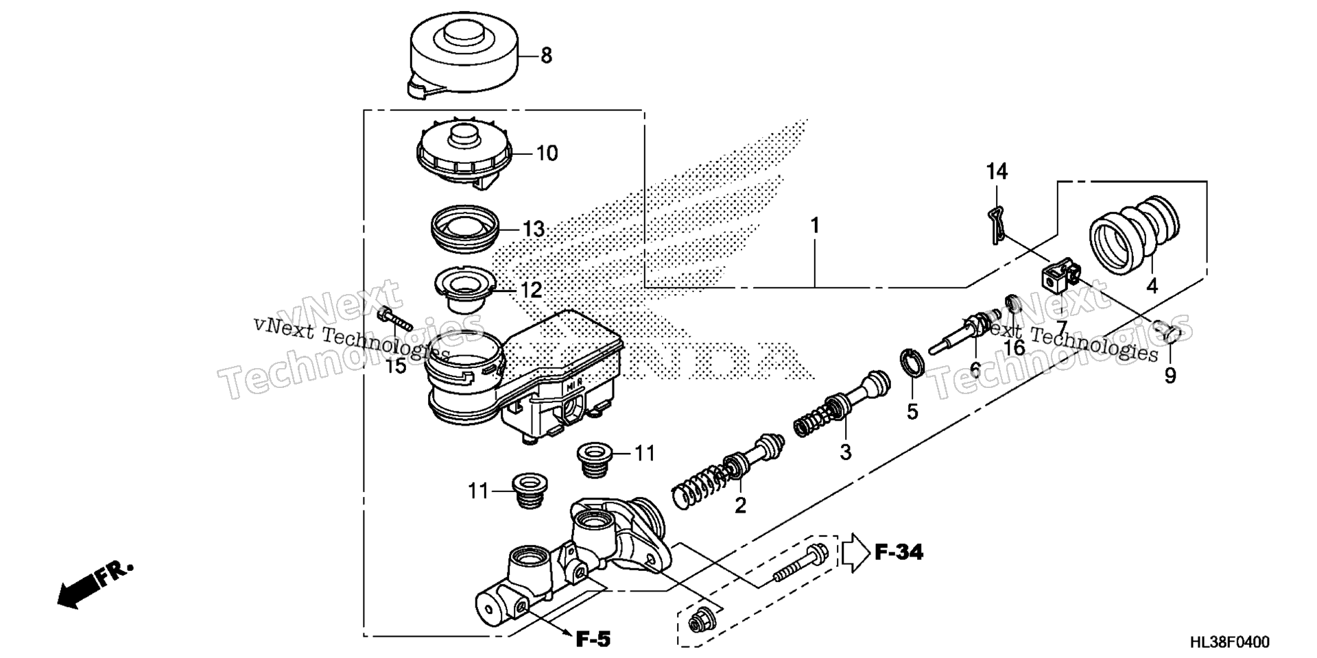 Тормоз MASTER CYLINDER