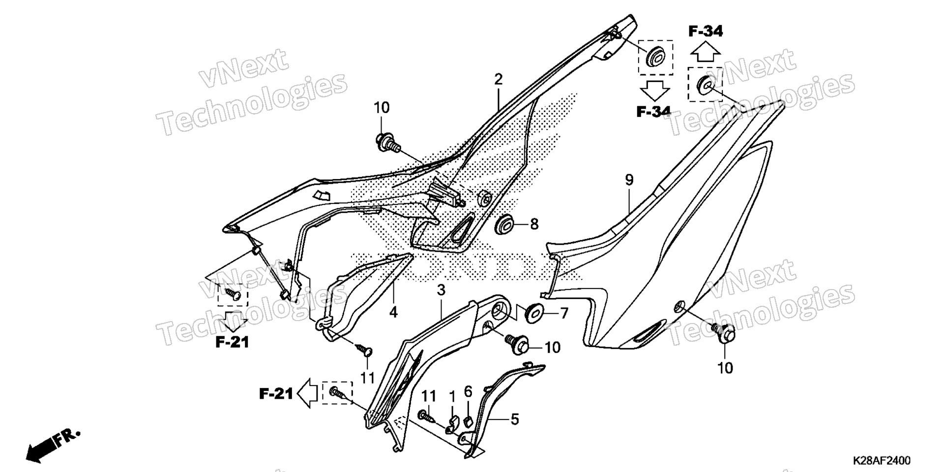 бак SHROUD / SIDE крышка (1)
