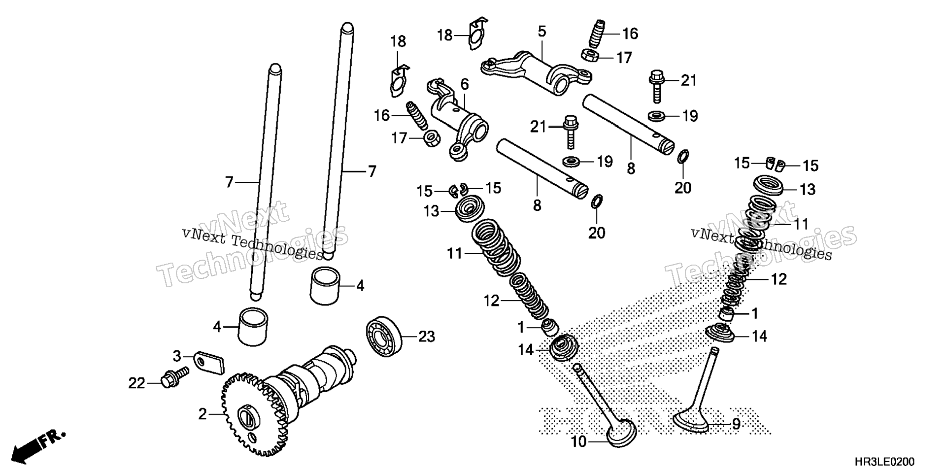 CAMSHAFT / клапан