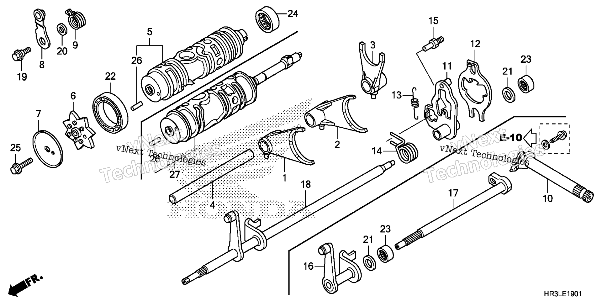 GEARSHIFT вилка (2)