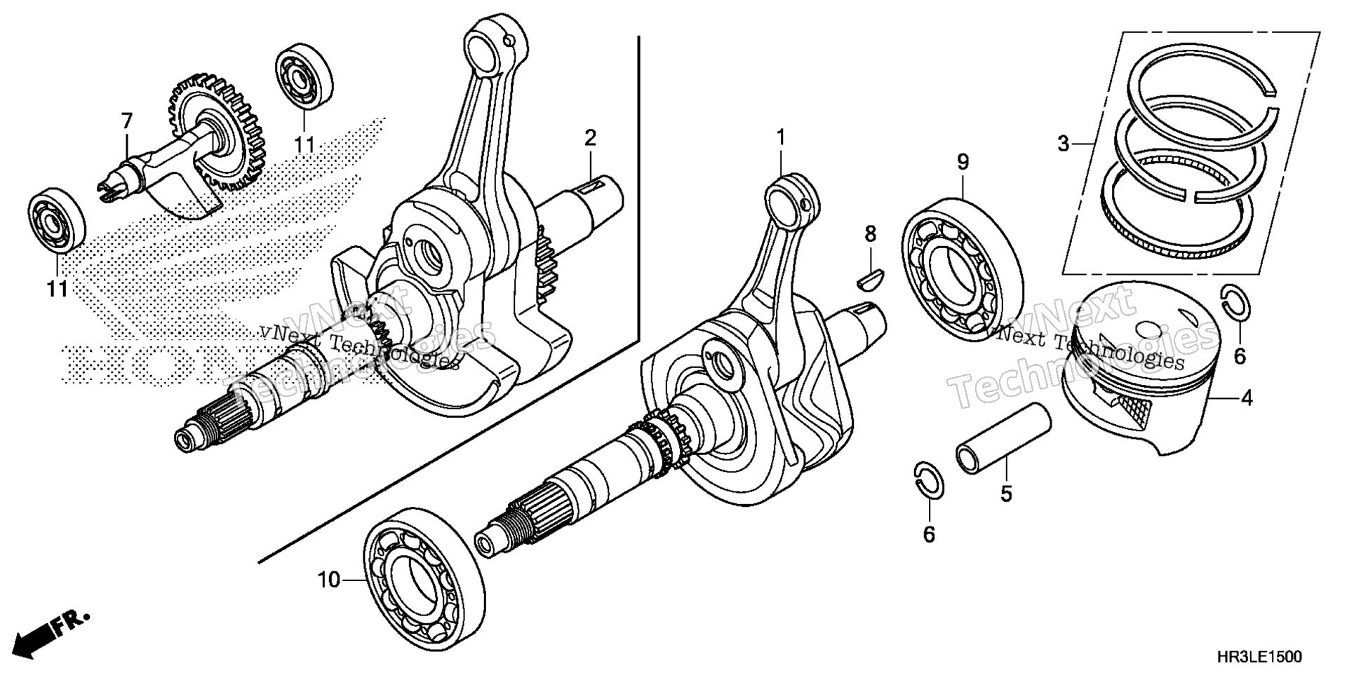 Коленчатый вал / PISTON