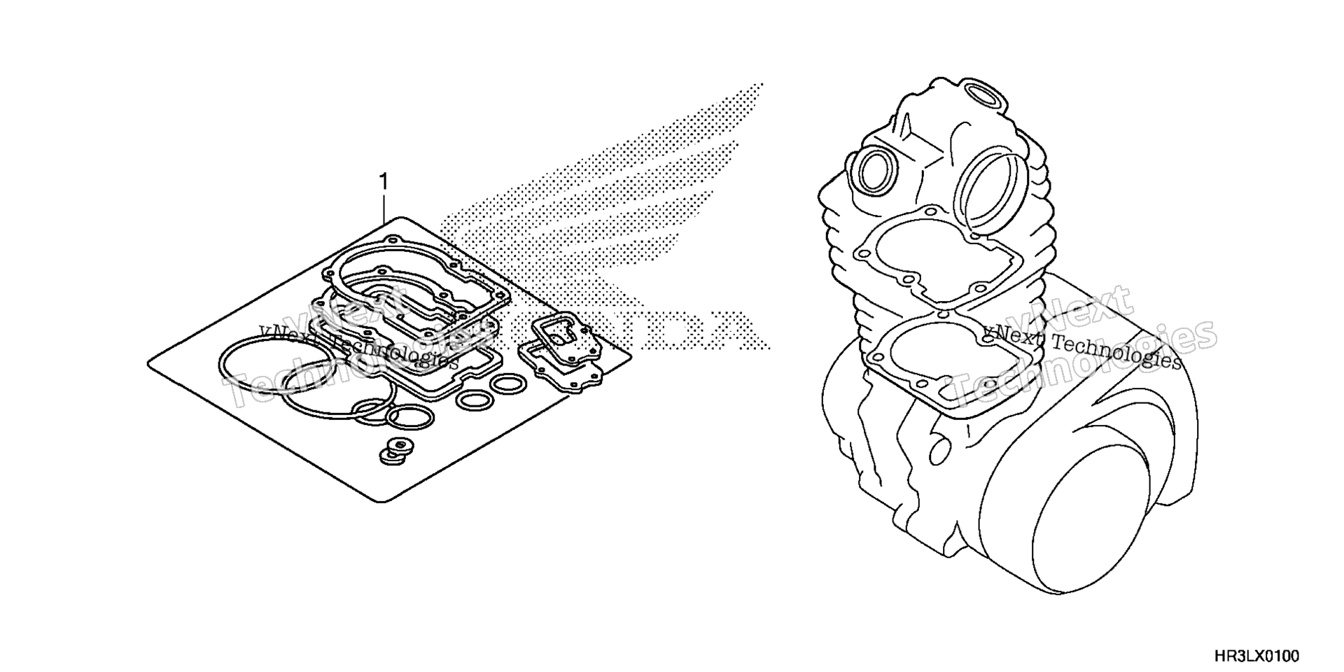 GASKET комплект A