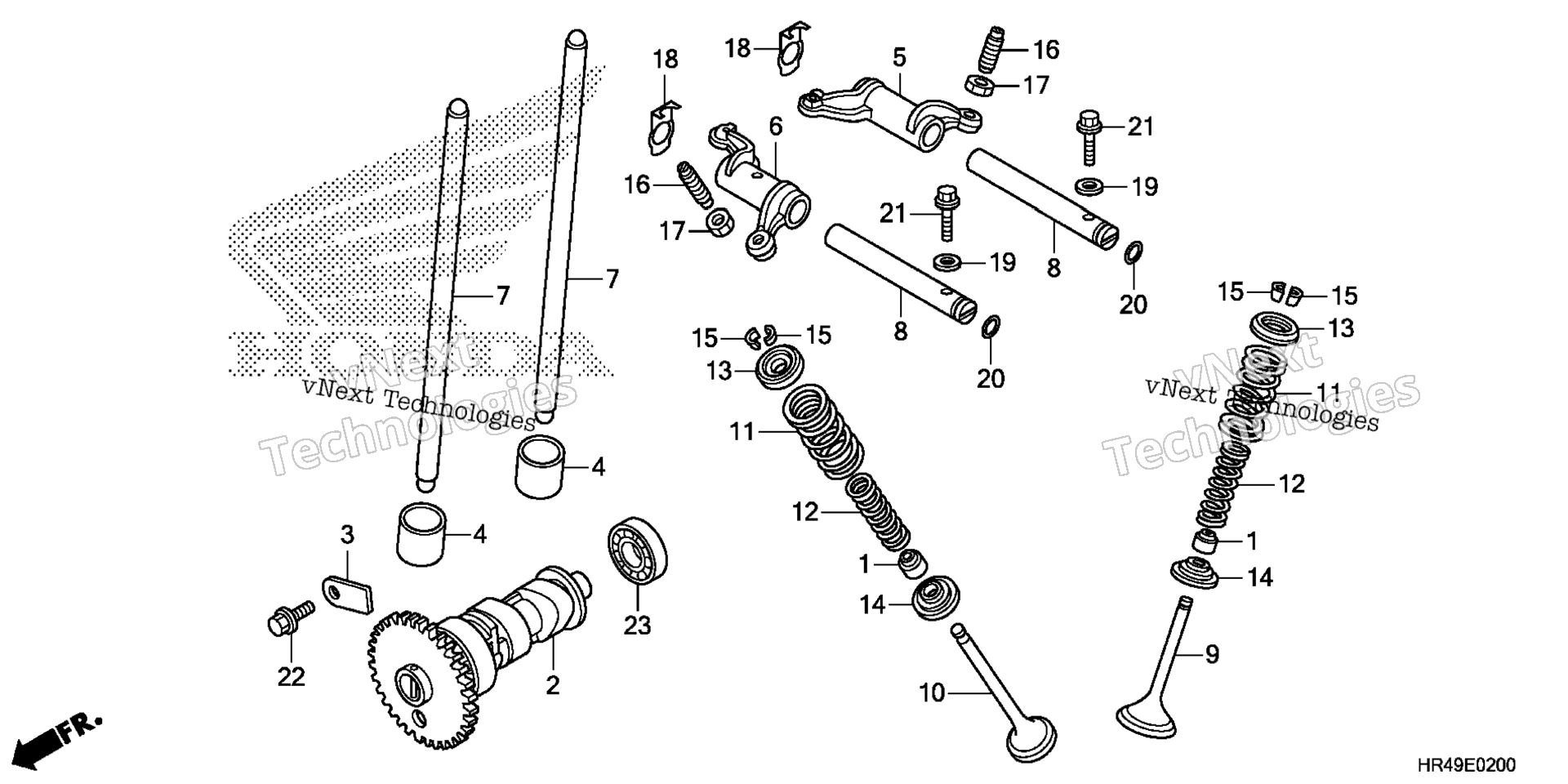 CAMSHAFT / клапан