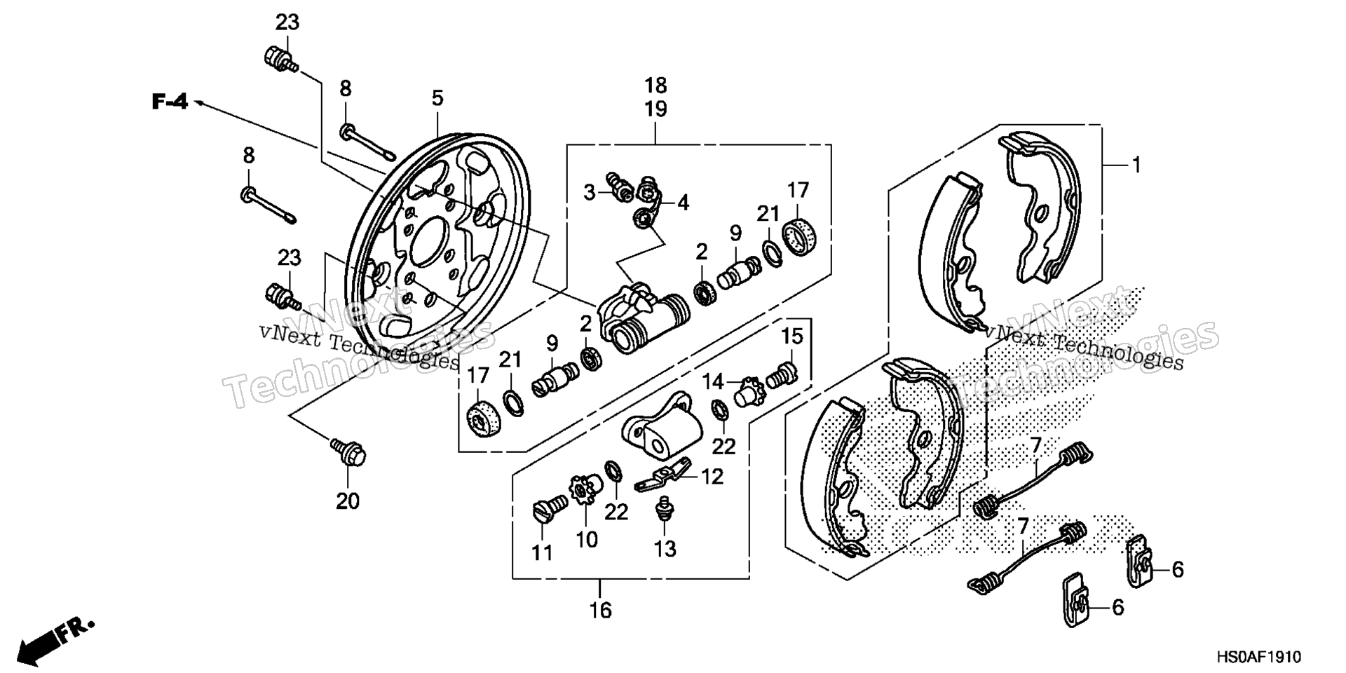 Передняя часть BRAKE PANEL