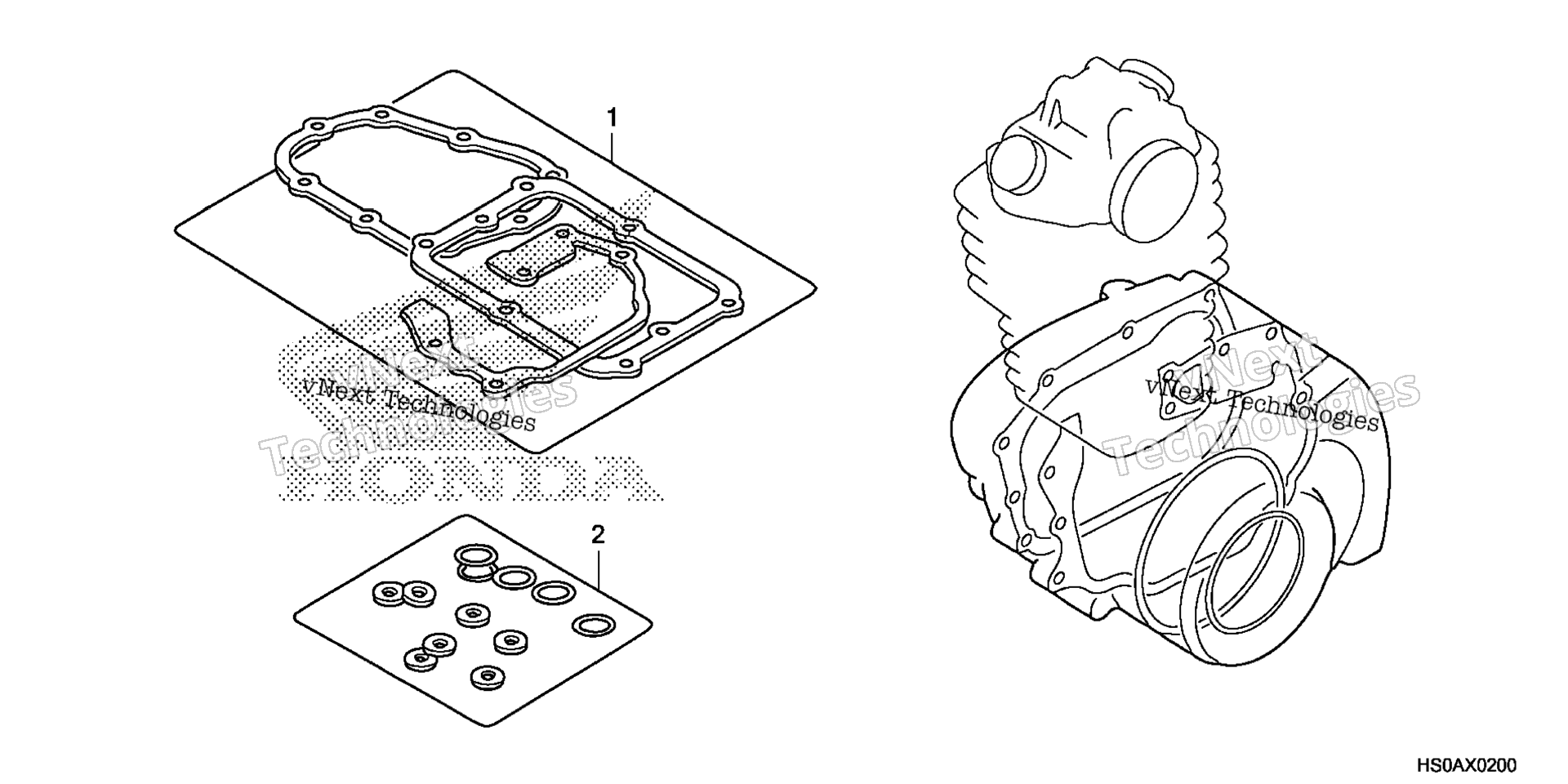 GASKET комплект B